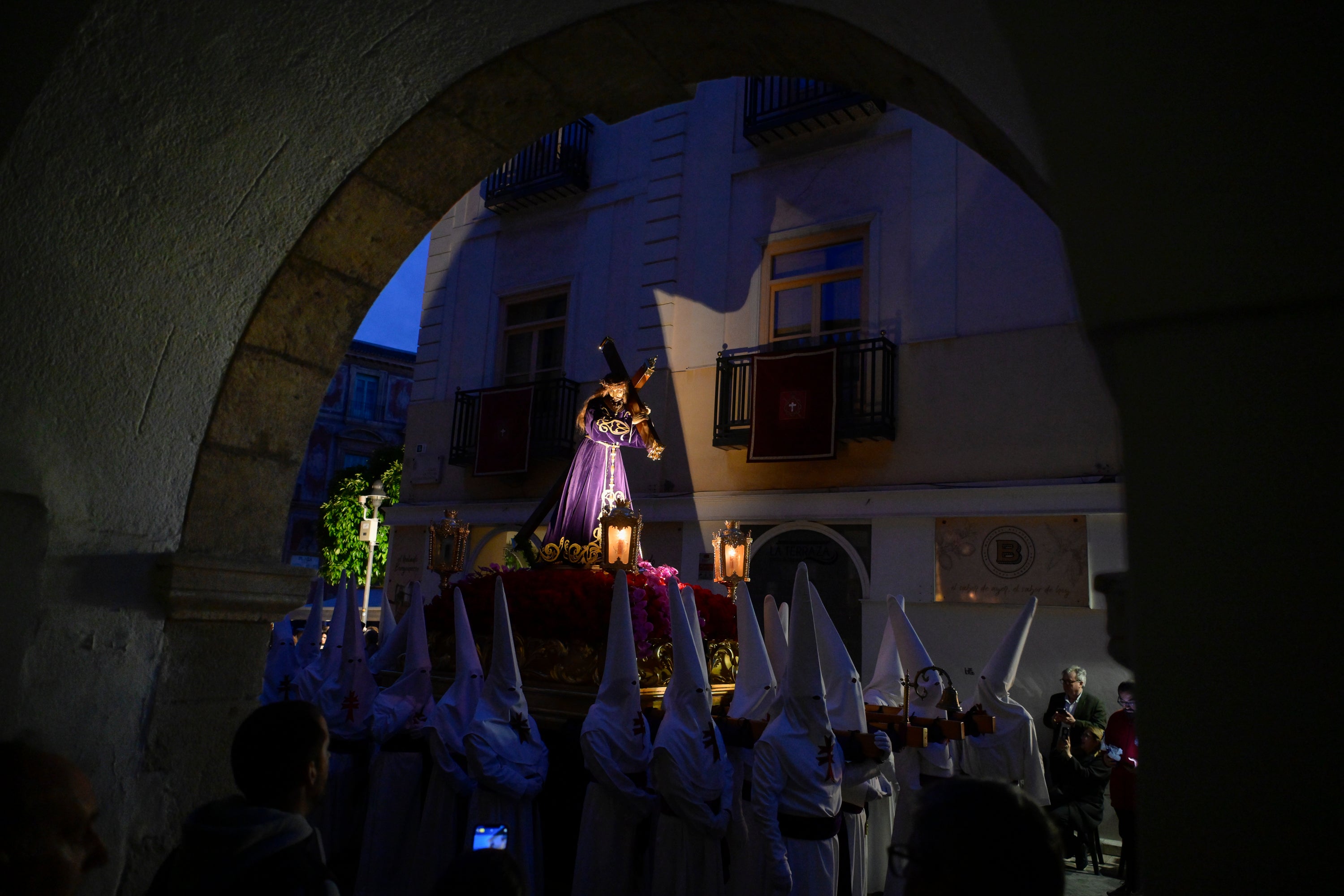 La procesión del Cristo de la Salud el Martes Santo en Murcia