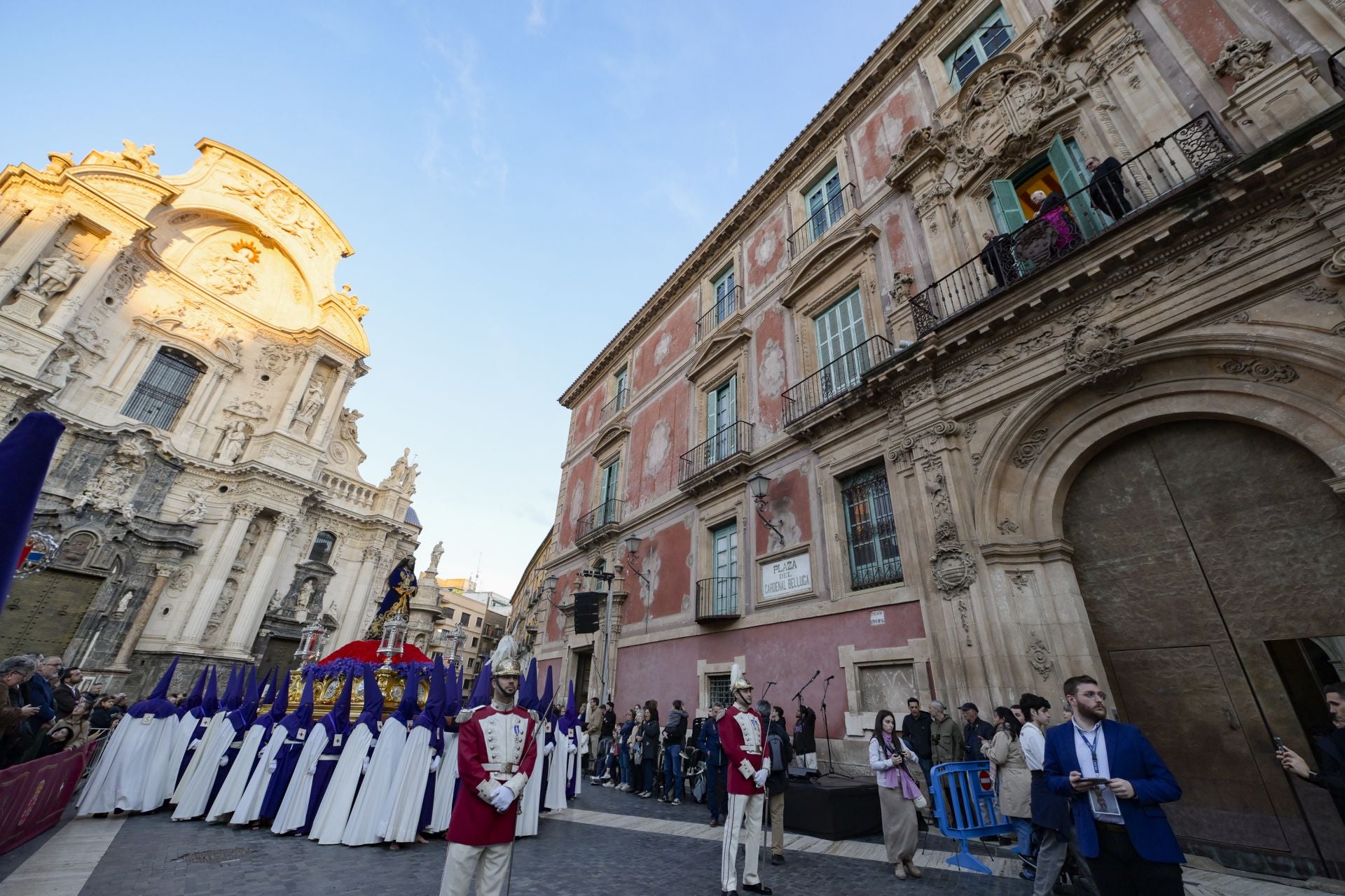 La procesión del Rescate y la Esperanza del Martes Santo en Murcia, en imágenes