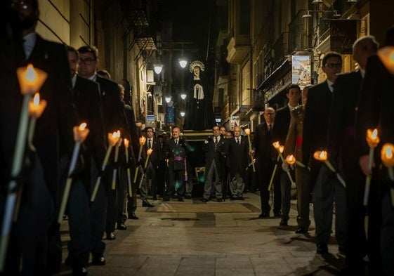 Imagen de archivo de una procesión en Orihuela.