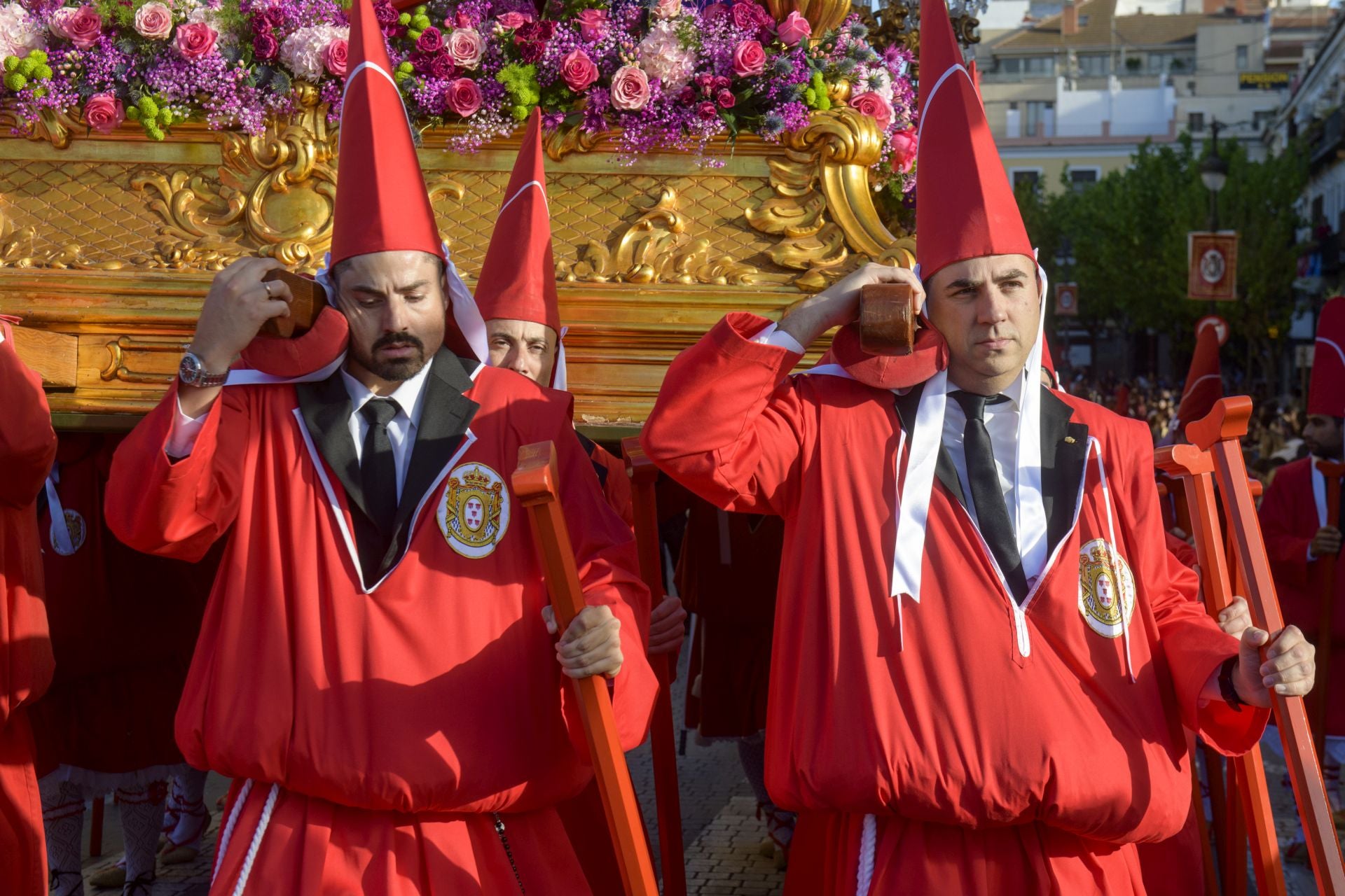 La procesión de los &#039;coloraos&#039;, en imágenes
