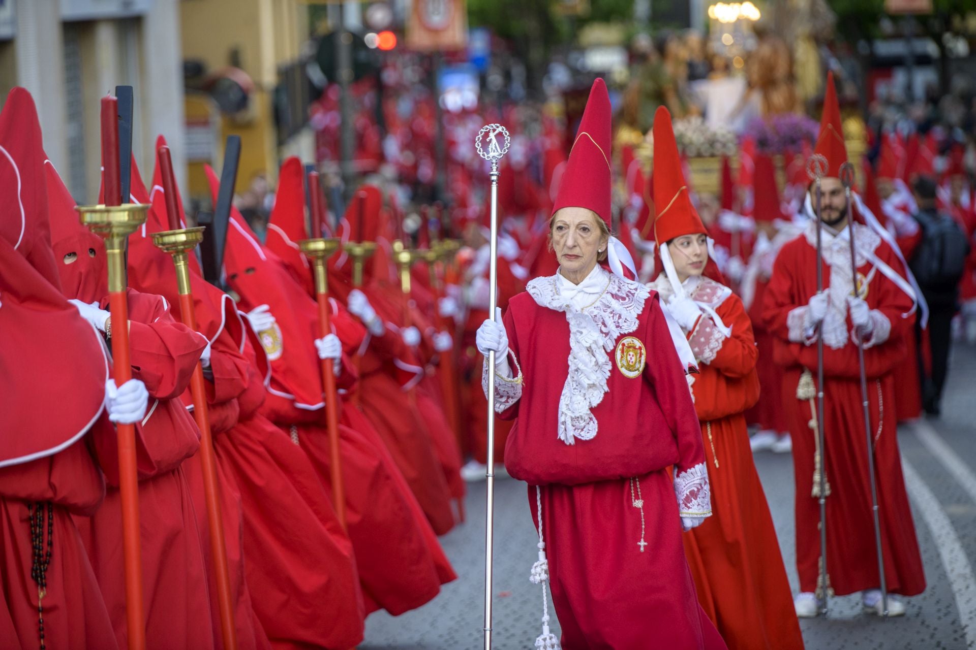 La procesión de los &#039;coloraos&#039;, en imágenes