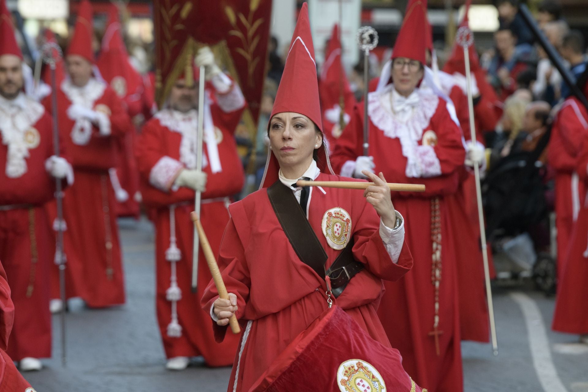 La procesión de los &#039;coloraos&#039;, en imágenes