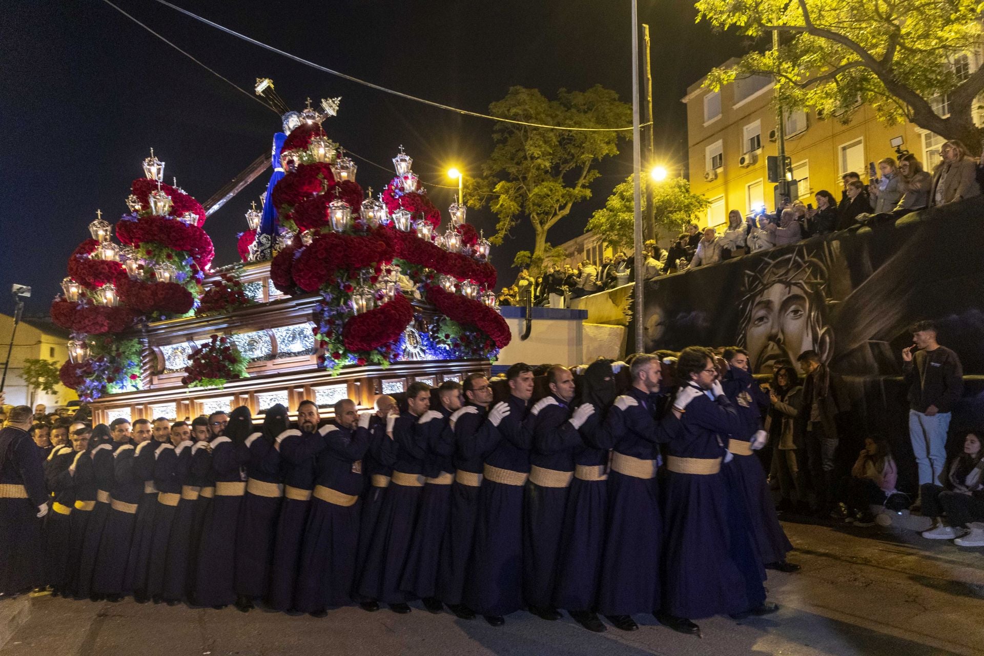 En imágenes, la procesión del Encuentro de Cartagena en Viernes Santo