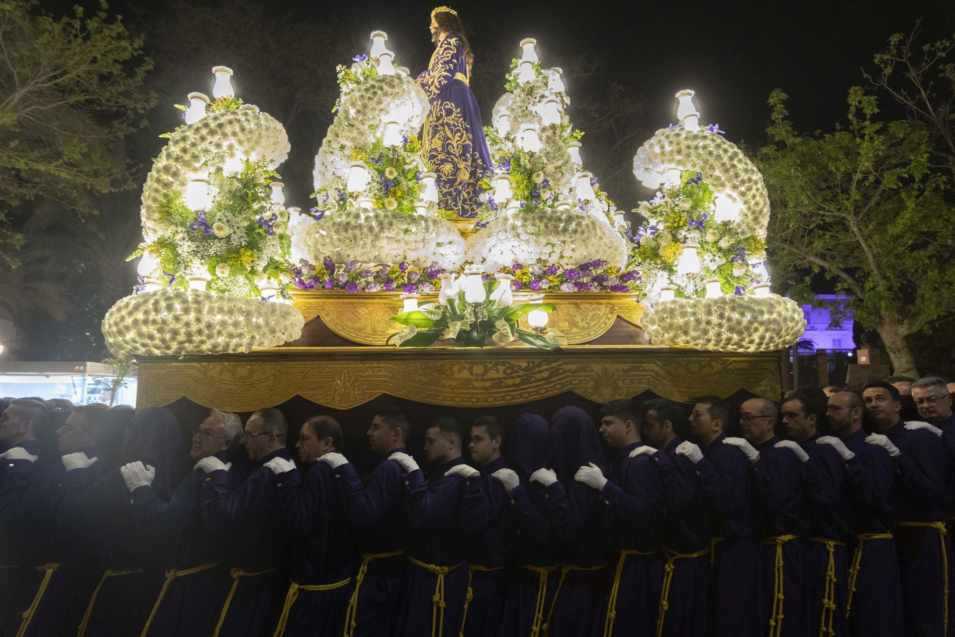 En imágenes, la procesión del Encuentro de Cartagena en Viernes Santo