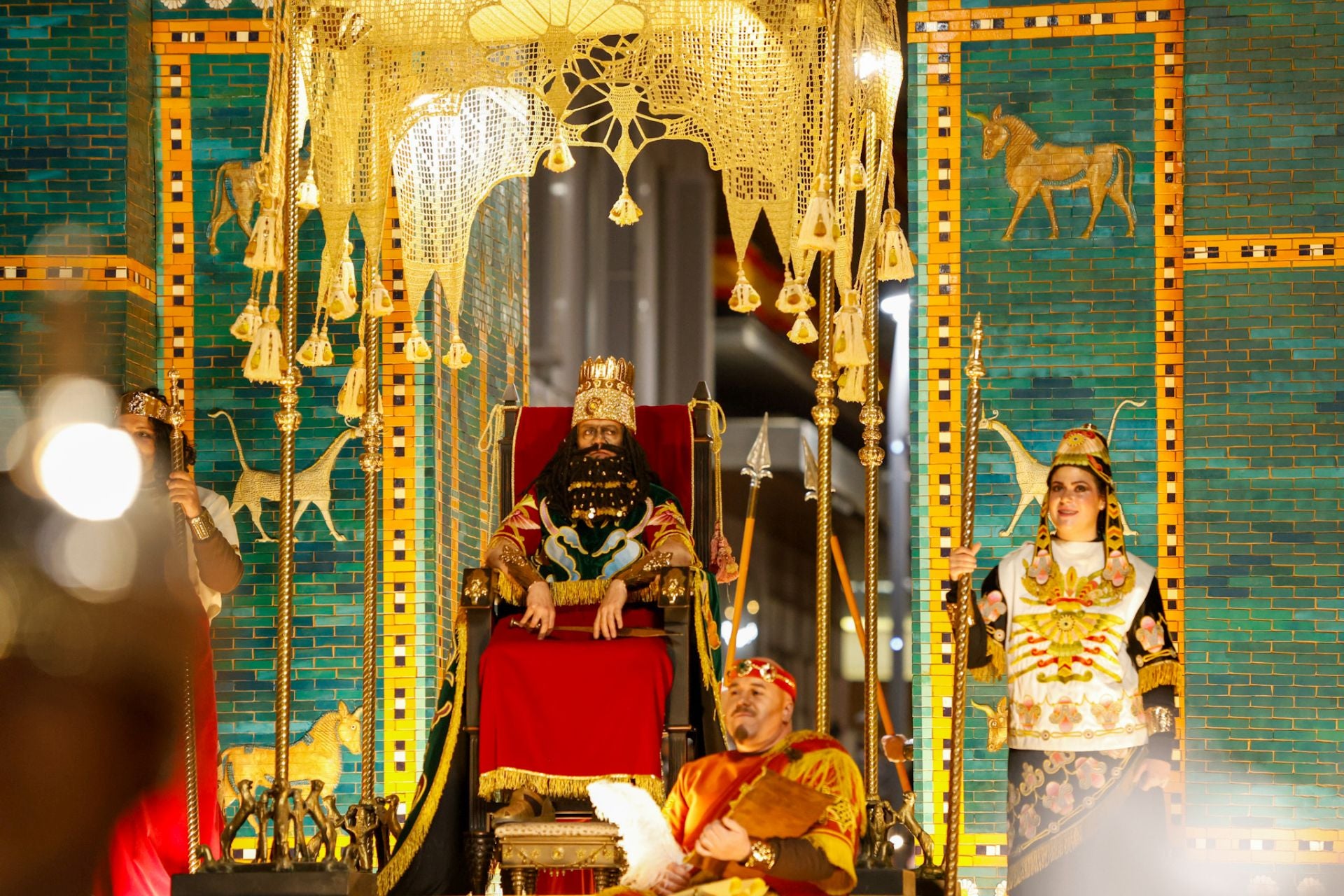 Las imágenes del cortejo bíblico de Jueves Santo en Lorca