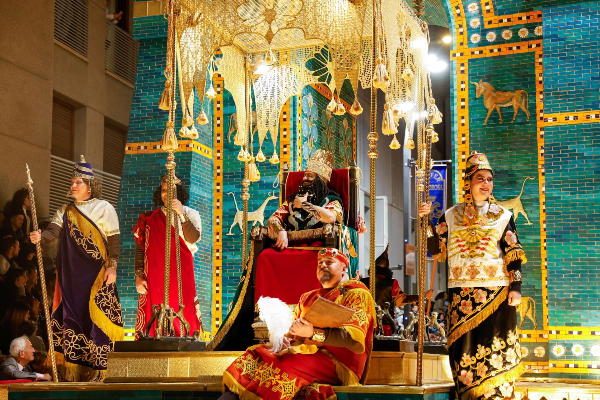 Las imágenes del cortejo bíblico de Jueves Santo en Lorca