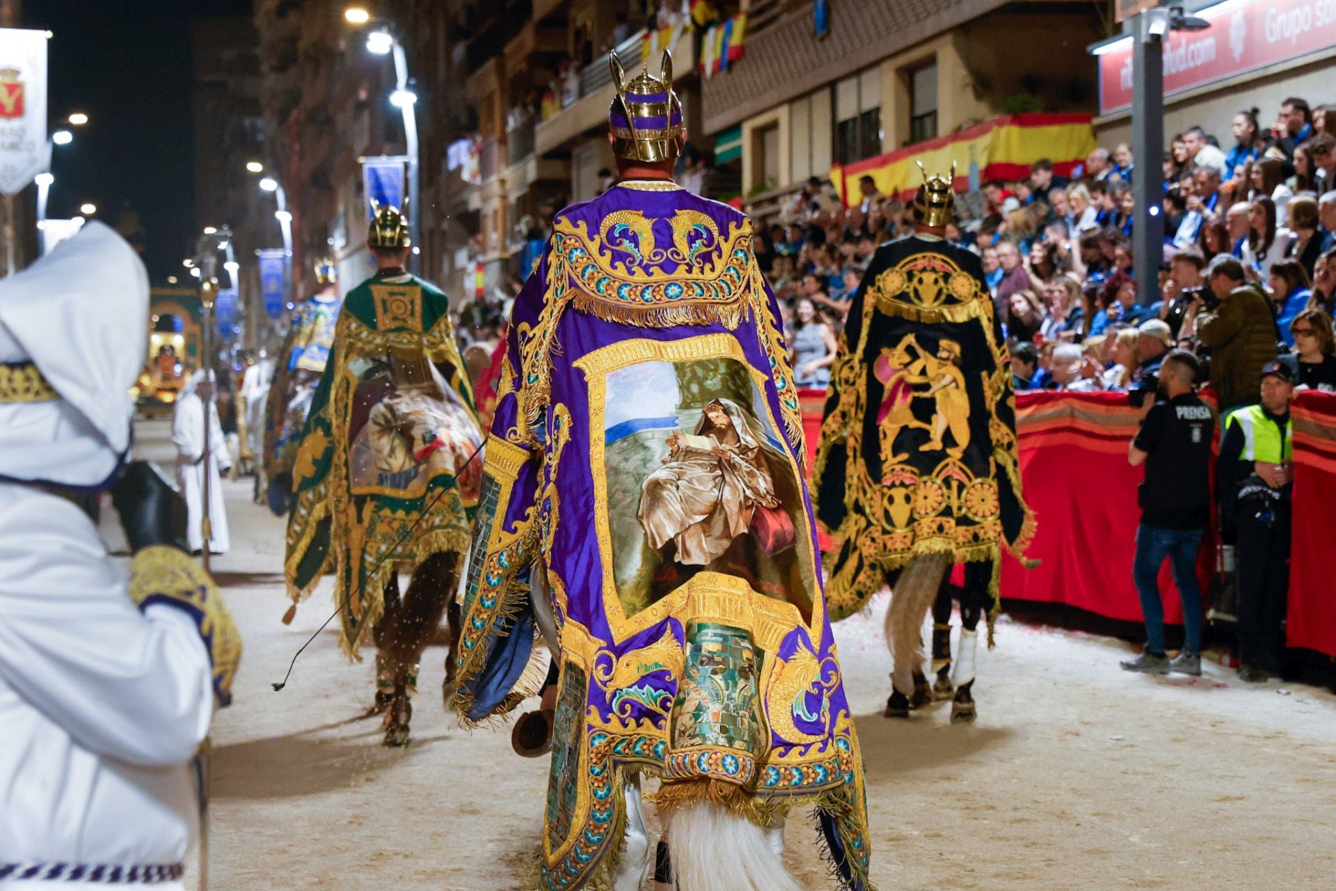 Las imágenes del cortejo bíblico de Jueves Santo en Lorca