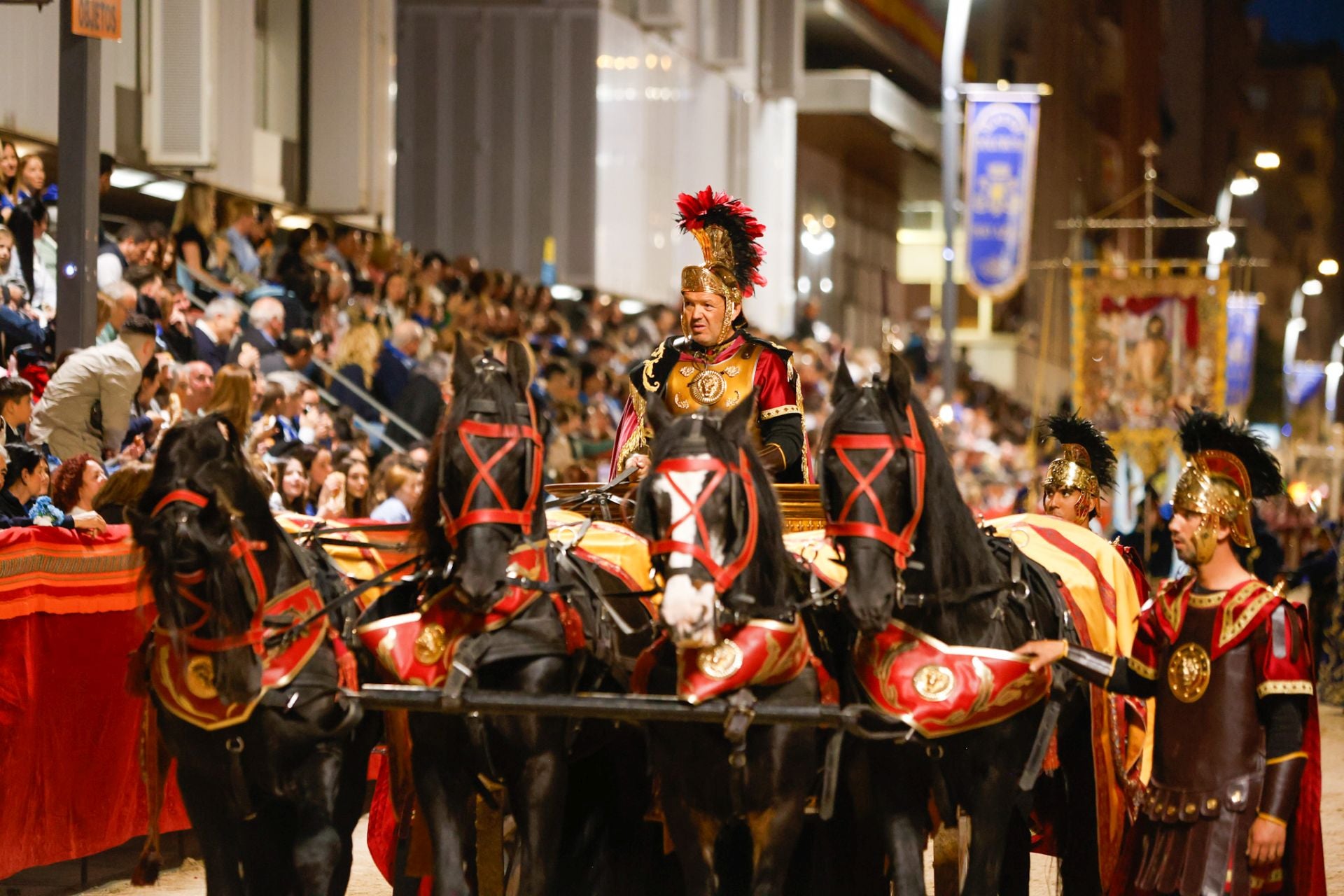 Las imágenes del cortejo bíblico de Jueves Santo en Lorca