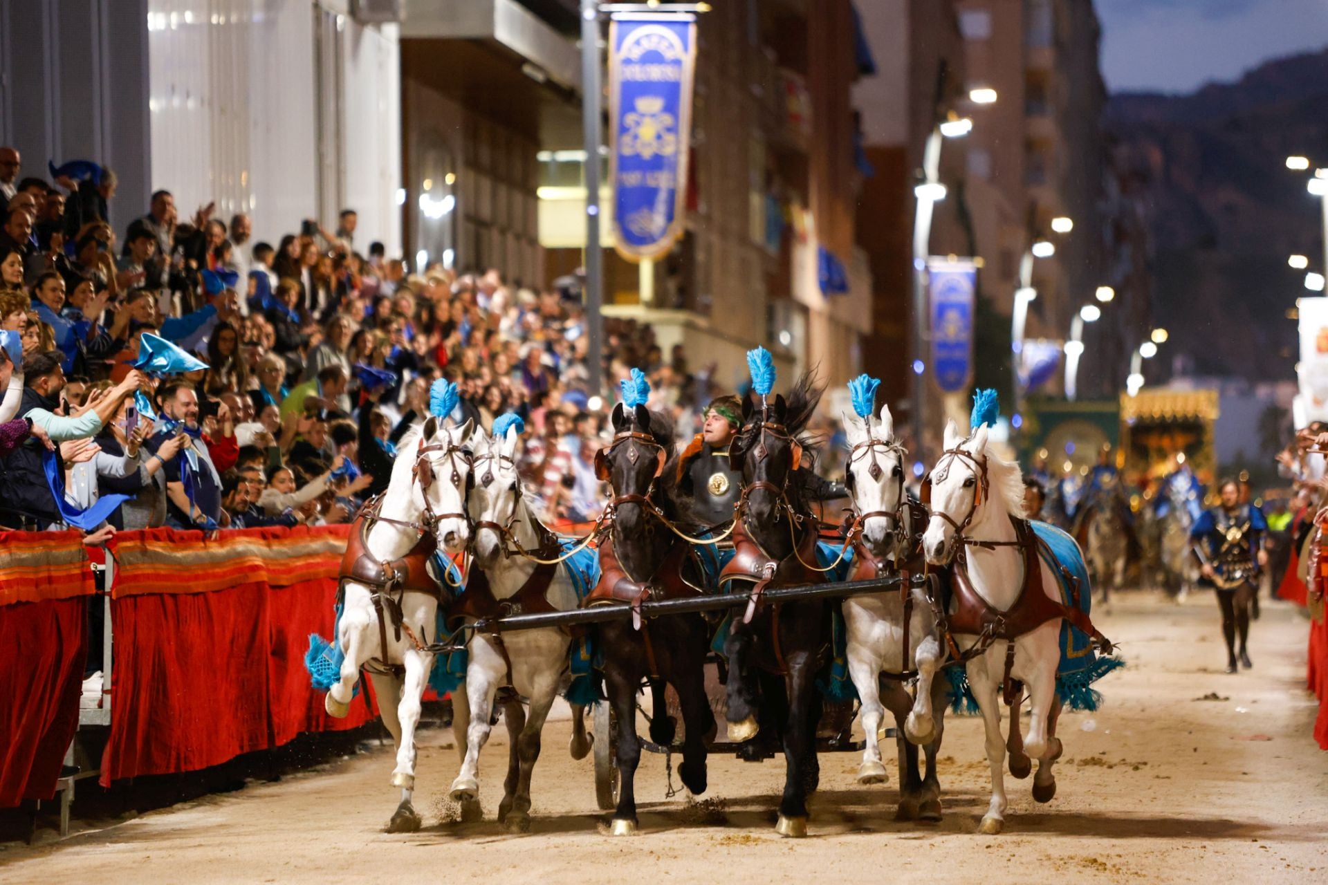 Las imágenes del cortejo bíblico de Jueves Santo en Lorca
