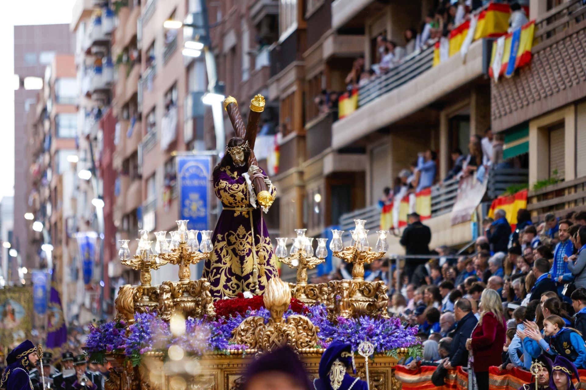 La procesión del Viernes Santo de Lorca, en imágenes