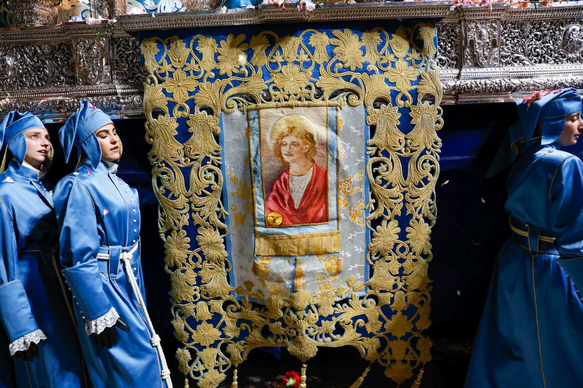 La procesión del Viernes Santo de Lorca, en imágenes