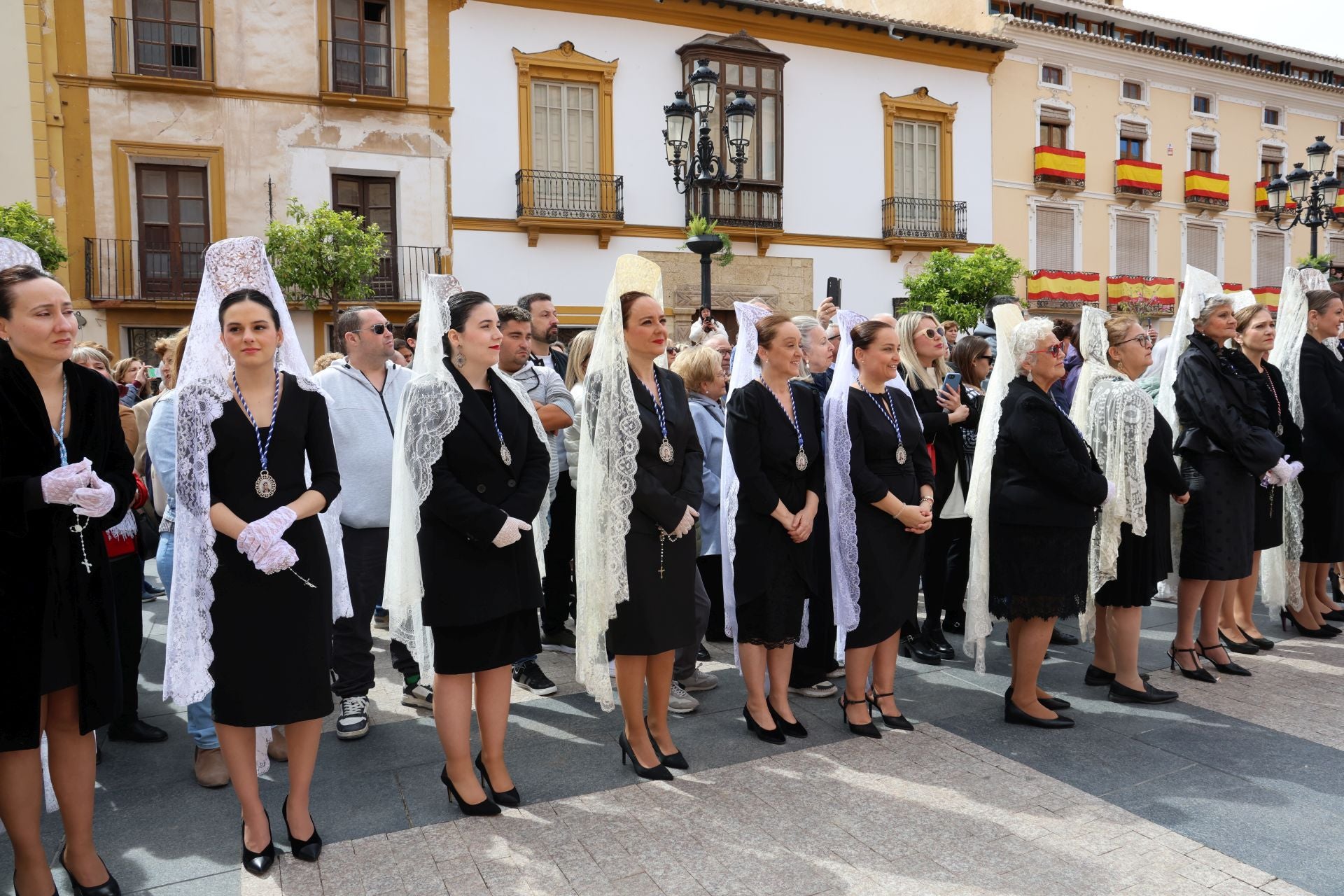 En imágenes, la procesión del Domingo de Resurrección en Lorca