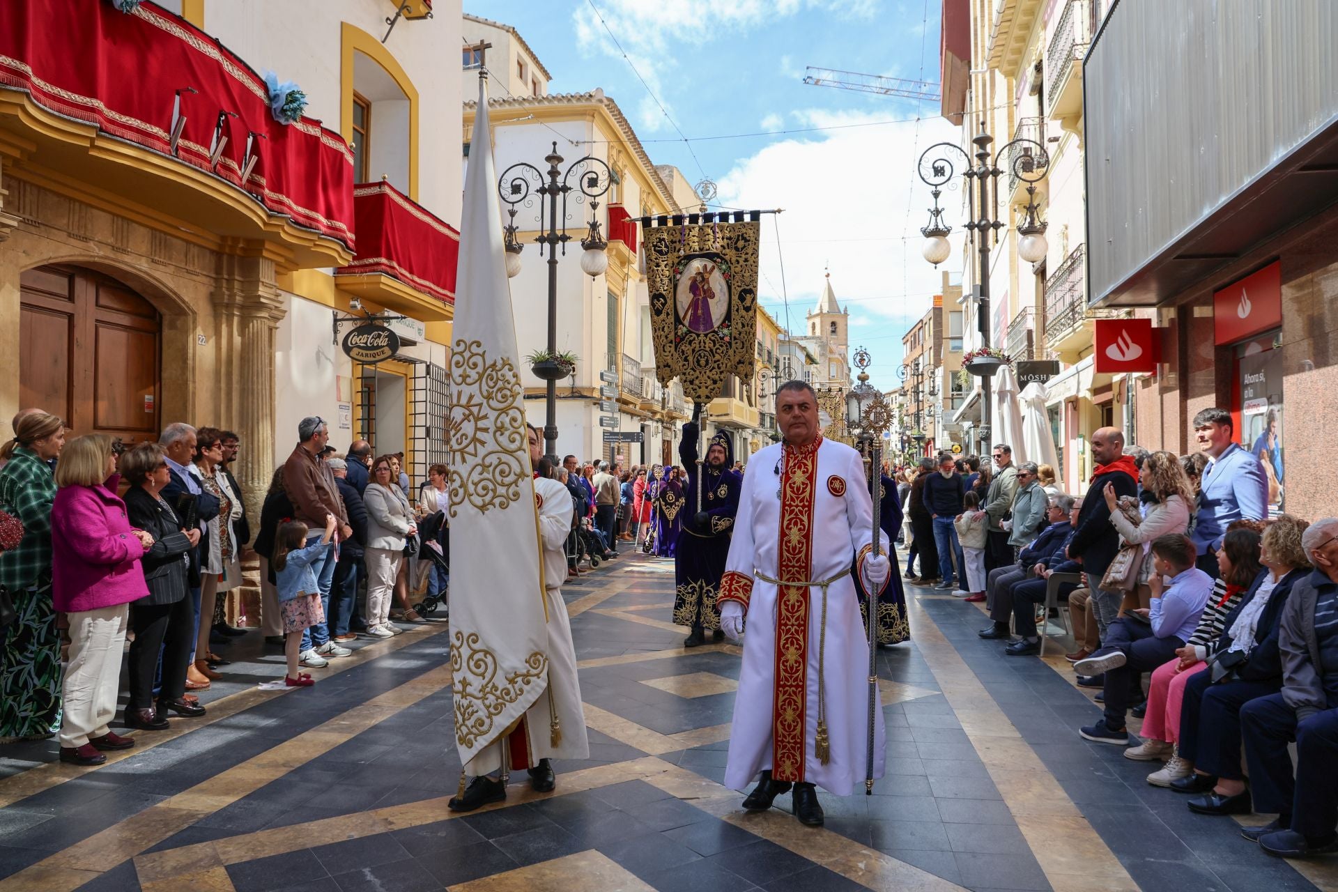 En imágenes, la procesión del Domingo de Resurrección en Lorca