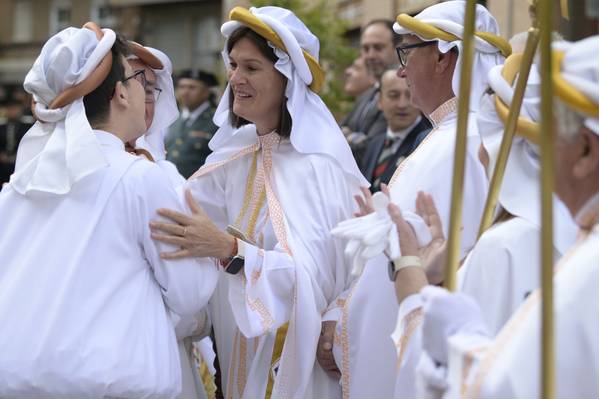 En imágenes, el Resucitado sortea la lluvia en Murcia y cierra la Semana Santa