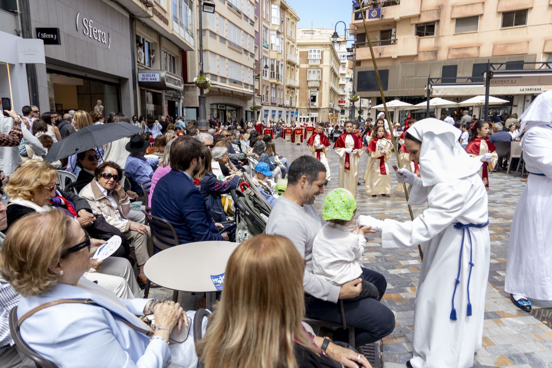 En imágenes, procesión del Domingo de Resurrección en Cartagena