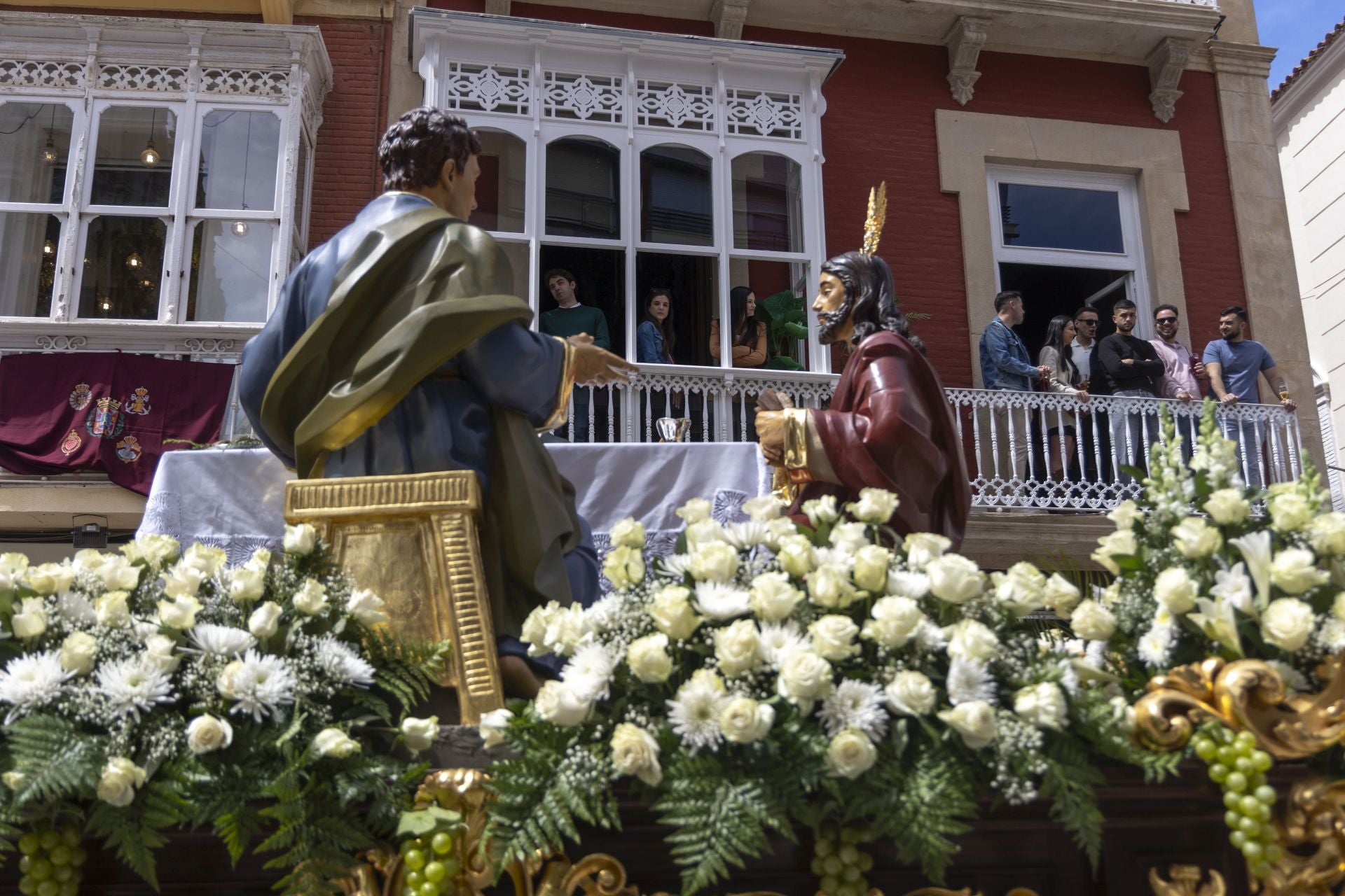 En imágenes, procesión del Domingo de Resurrección en Cartagena