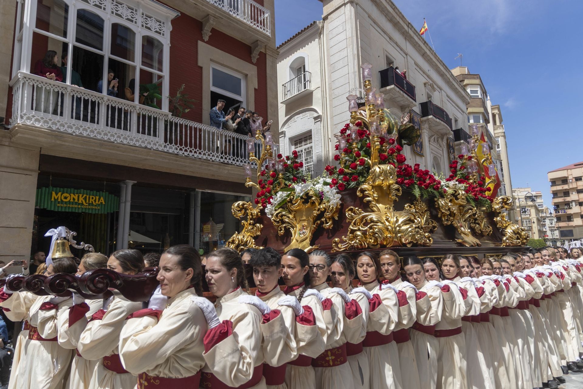 En imágenes, procesión del Domingo de Resurrección en Cartagena