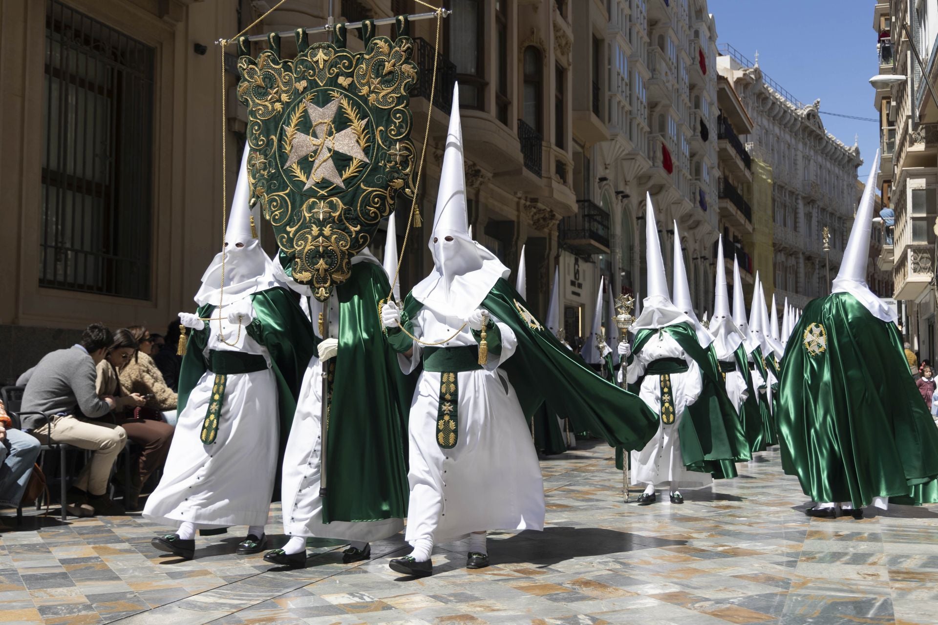 En imágenes, procesión del Domingo de Resurrección en Cartagena