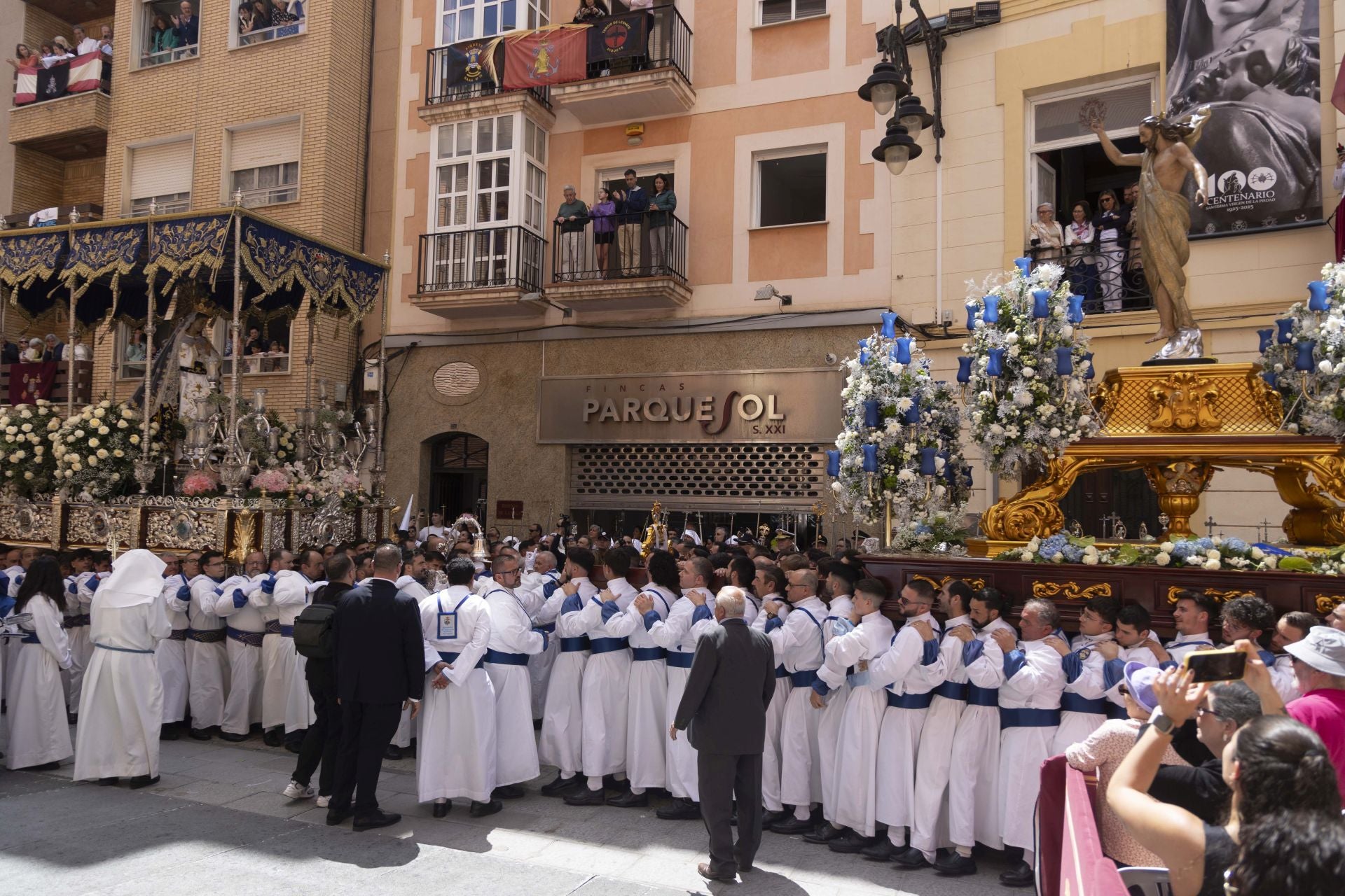 En imágenes, procesión del Domingo de Resurrección en Cartagena