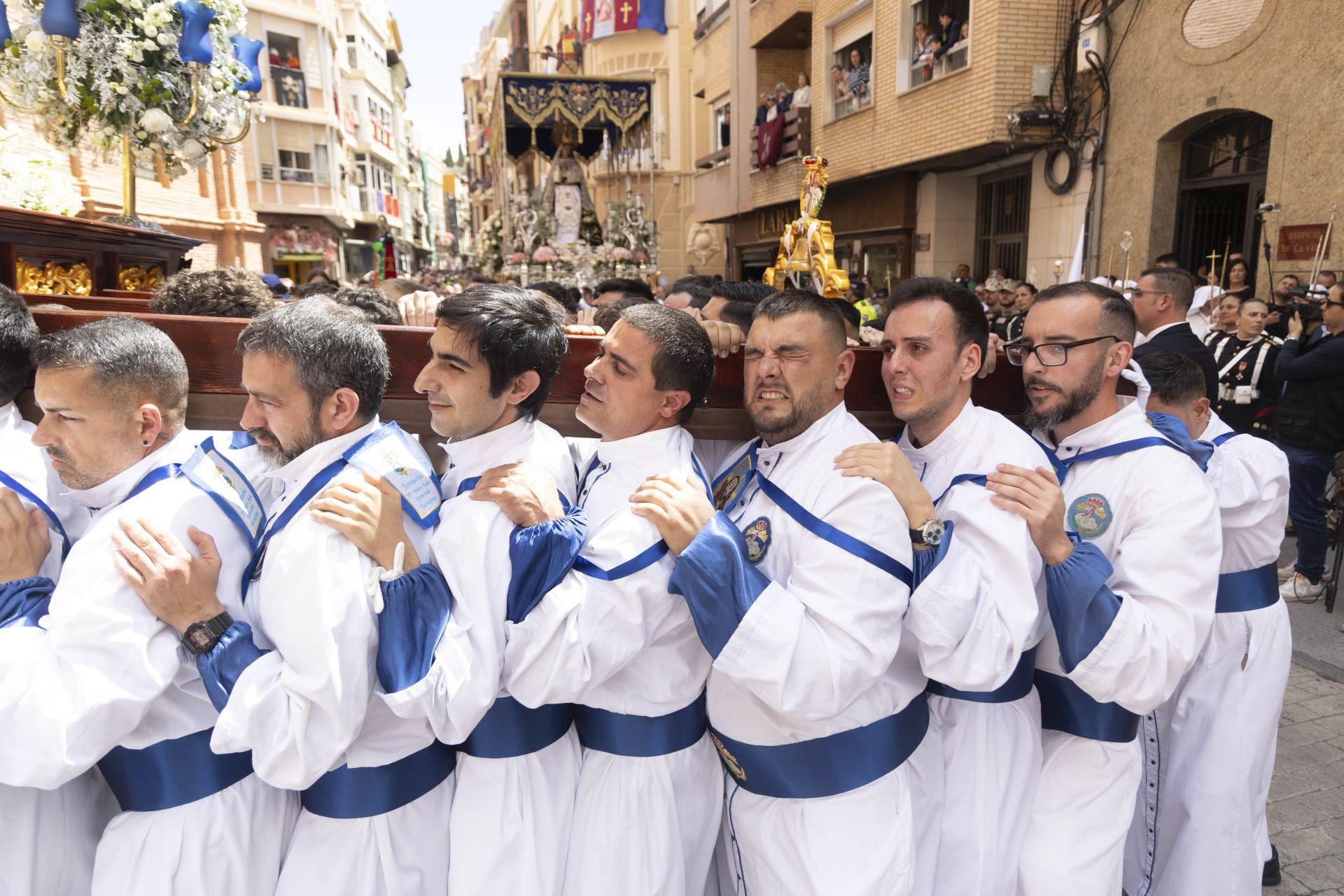 En imágenes, procesión del Domingo de Resurrección en Cartagena