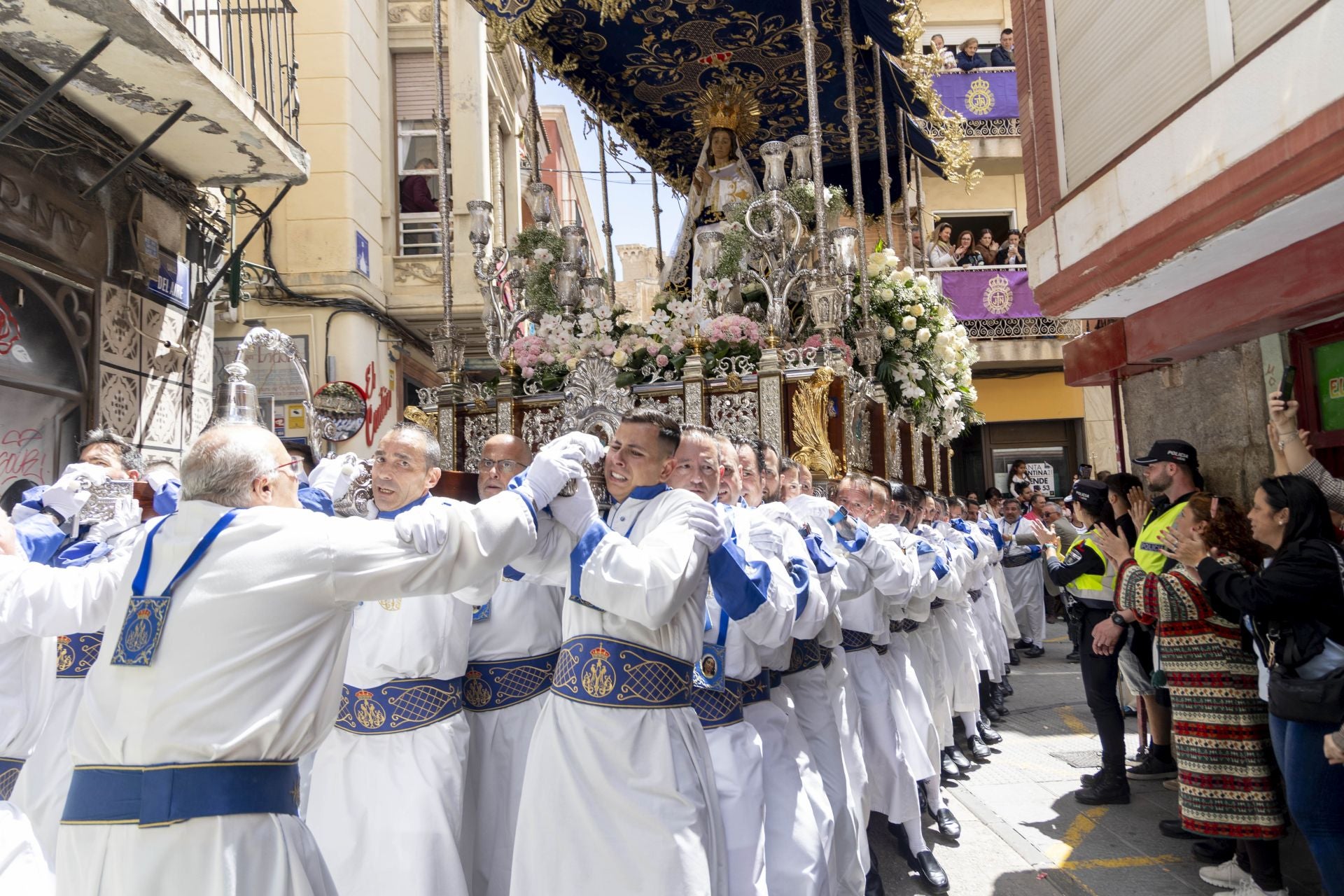 En imágenes, procesión del Domingo de Resurrección en Cartagena