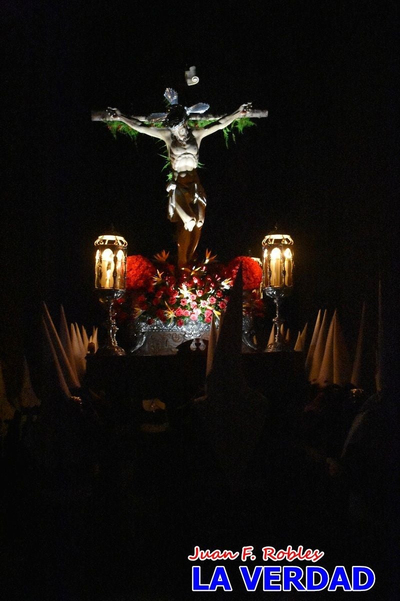 El Silencio inunda de solemnidad Caravaca de la Cruz en la noche de Jueves Santo