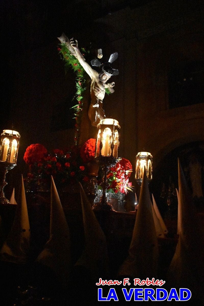 El Silencio inunda de solemnidad Caravaca de la Cruz en la noche de Jueves Santo
