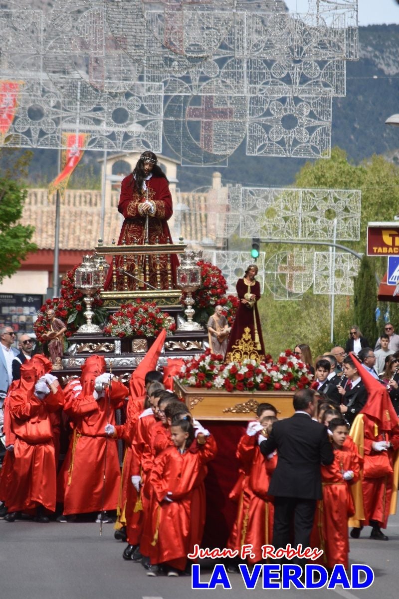 El Señor del Balcón abre la procesión del Encuentro en Caravaca de la Cruz