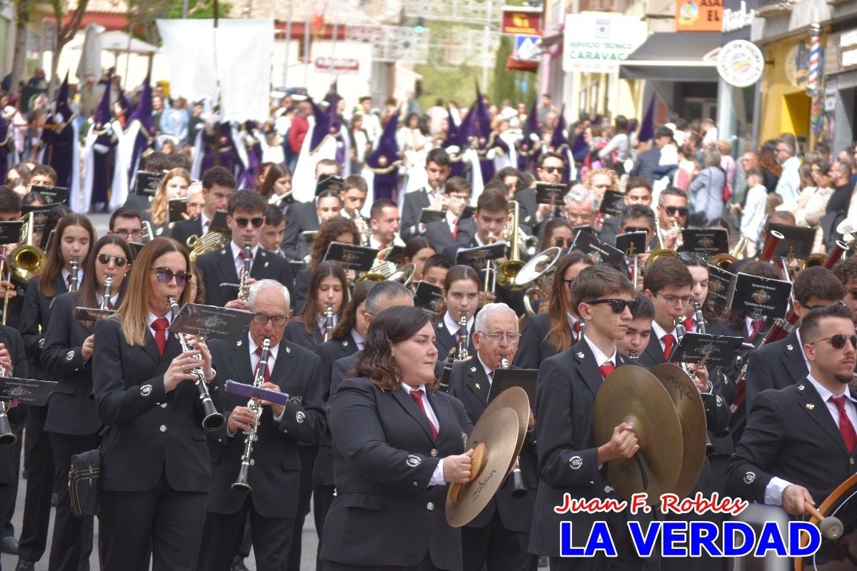 El Señor del Balcón abre la procesión del Encuentro en Caravaca de la Cruz