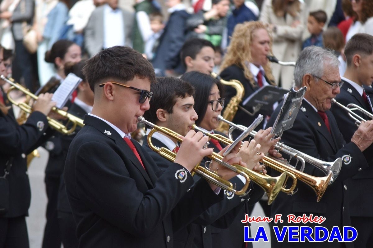 El Señor del Balcón abre la procesión del Encuentro en Caravaca de la Cruz