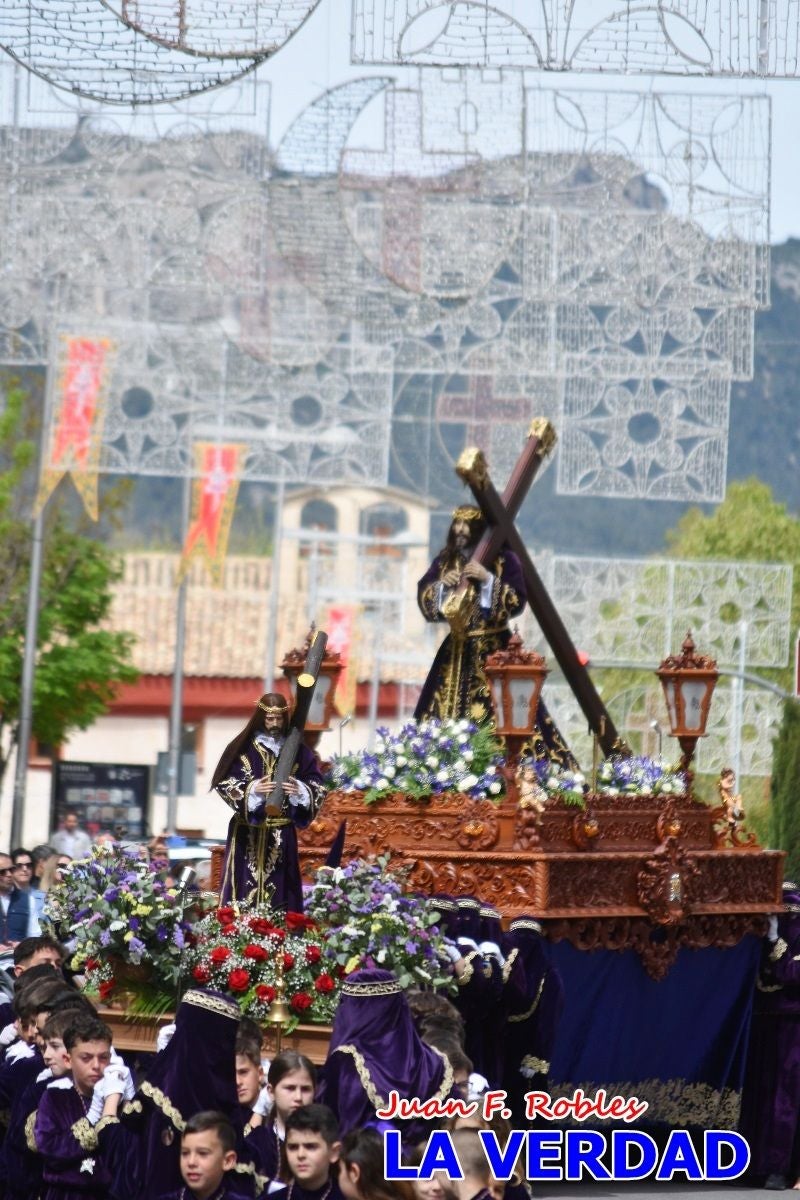 Nuestro Padre Jesús Nazareno se pasea como «El Señor de Caravaca» en Viernes Santo