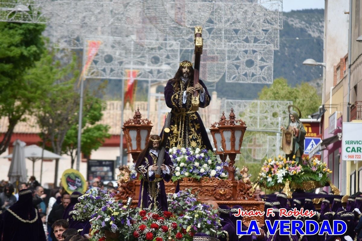 Nuestro Padre Jesús Nazareno se pasea como «El Señor de Caravaca» en Viernes Santo