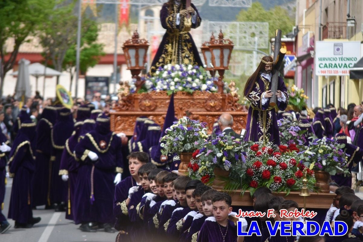 Nuestro Padre Jesús Nazareno se pasea como «El Señor de Caravaca» en Viernes Santo