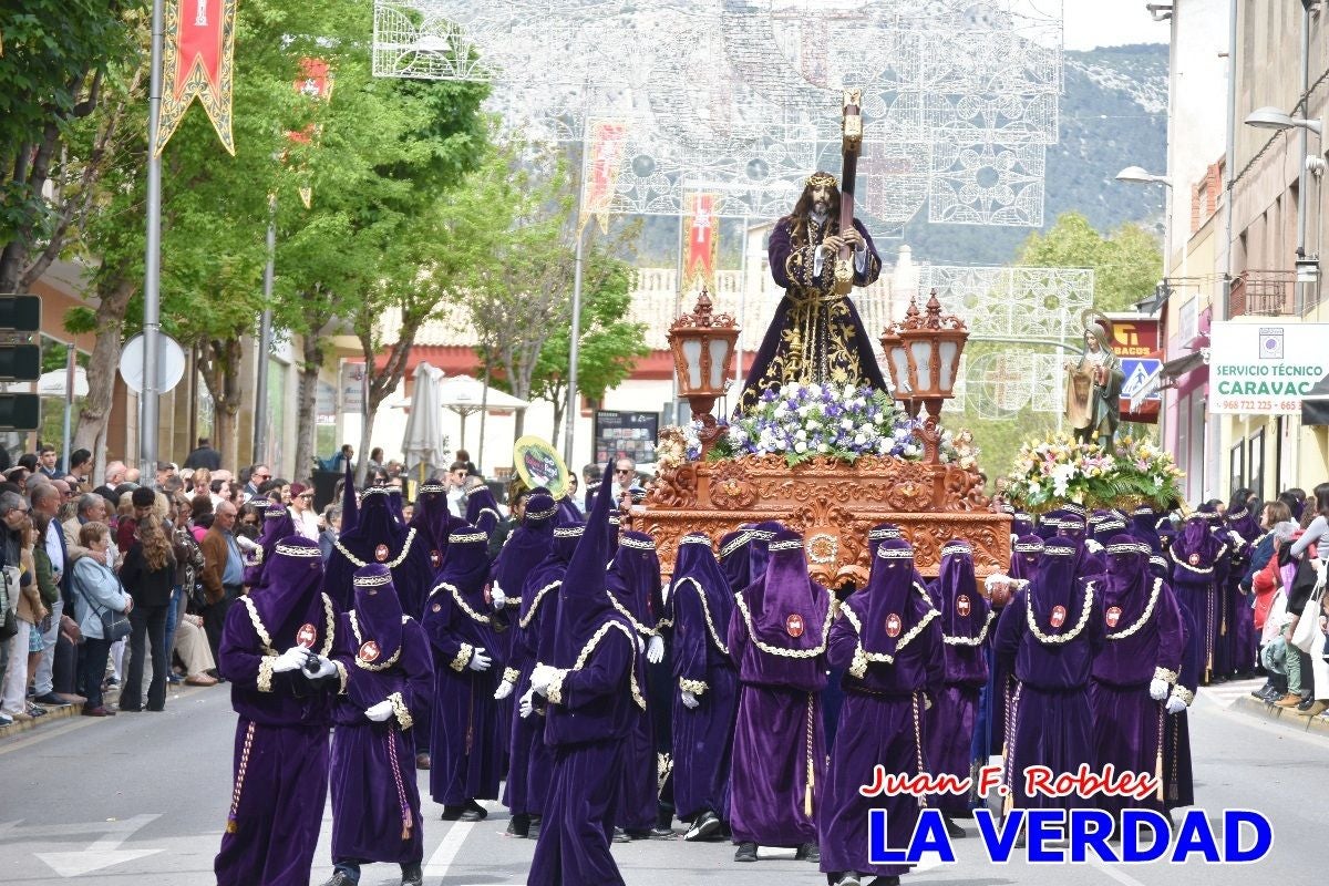 Nuestro Padre Jesús Nazareno se pasea como «El Señor de Caravaca» en Viernes Santo