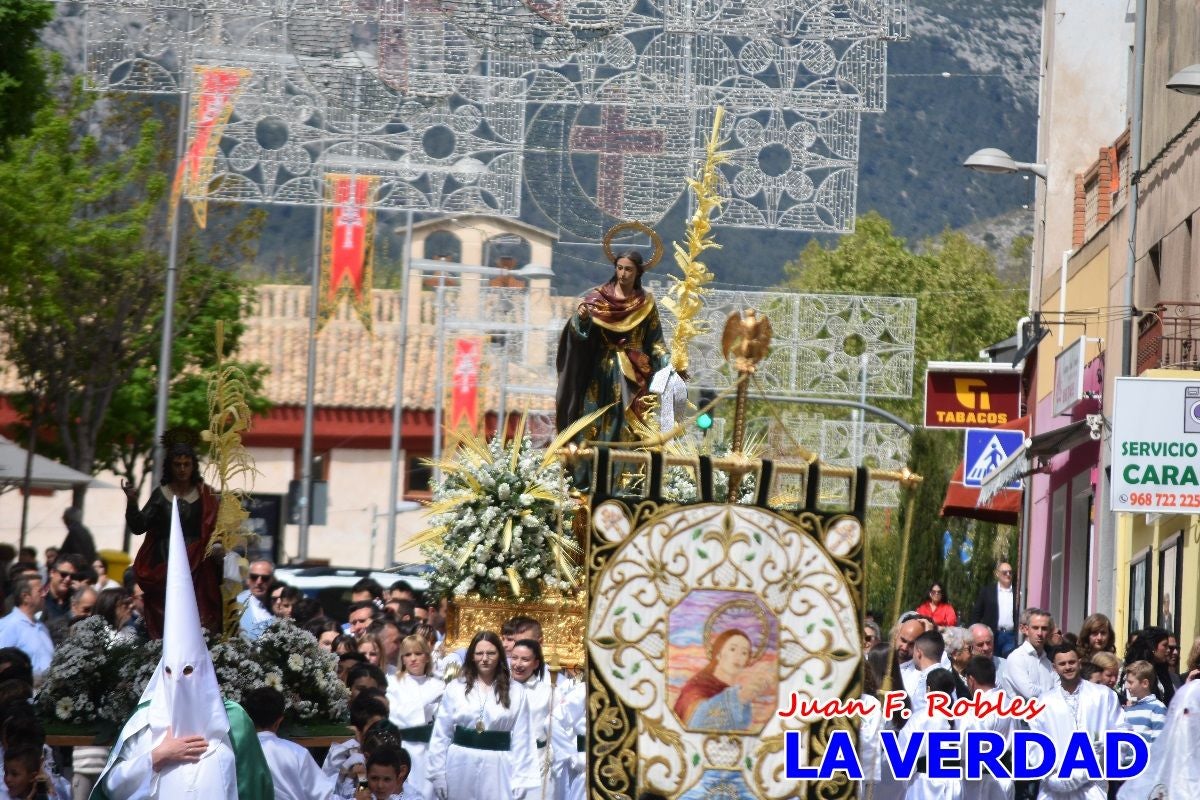 San Juan marca el paso en «El Encuentro» de Viernes Santo en Caravaca de la Cruz