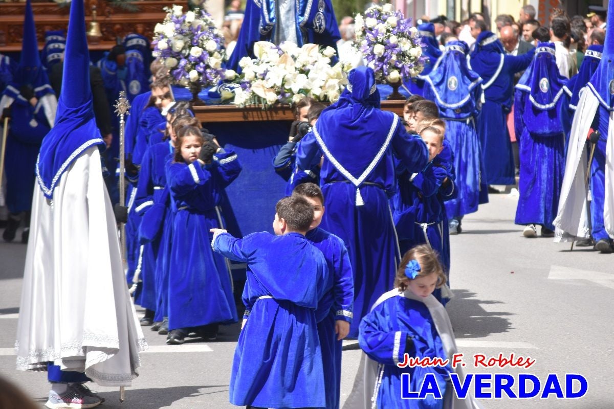 Nuestra Señora de los Dolores camina hacia «El Encuentro» por Caravaca de la Cruz