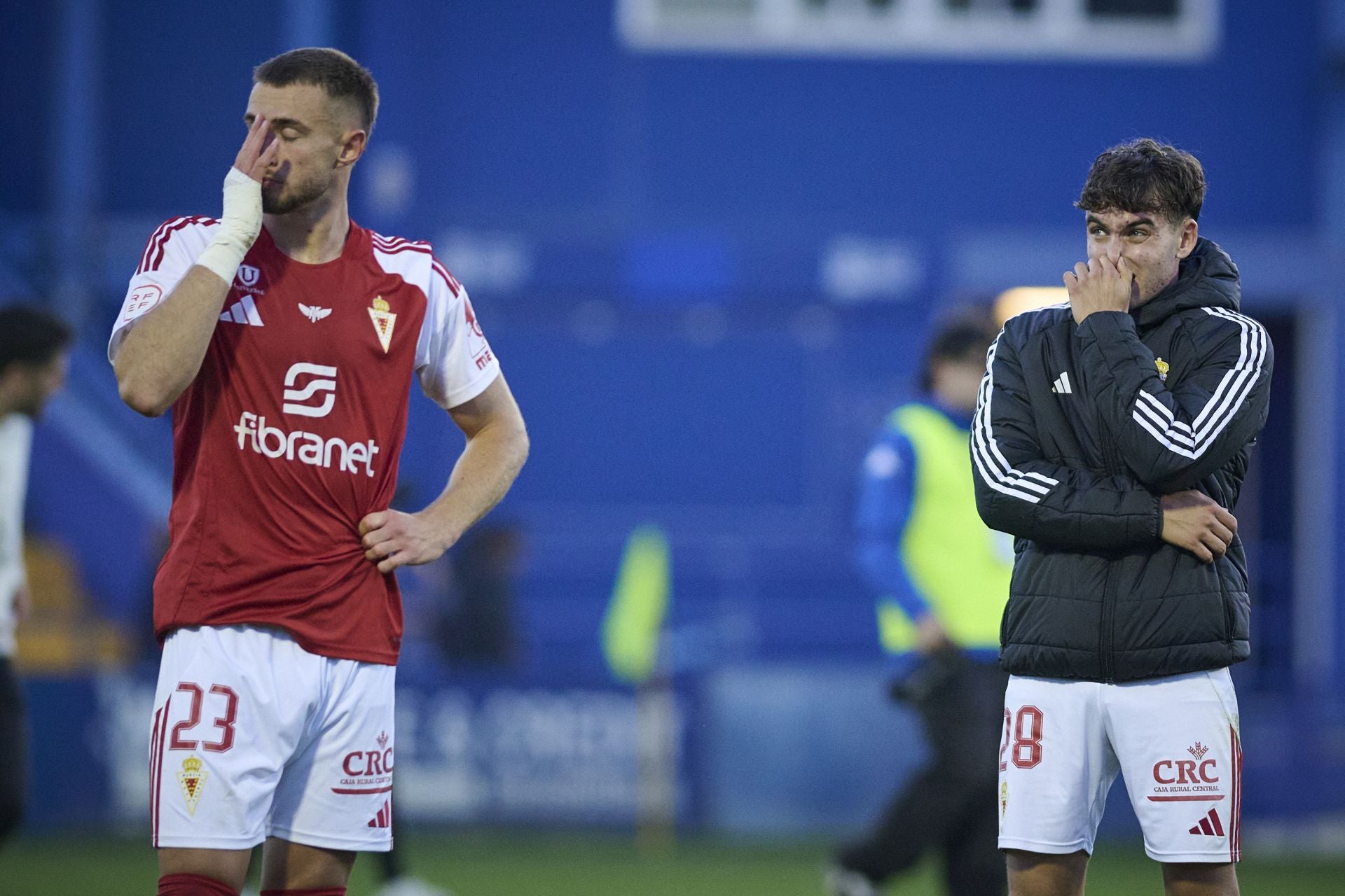 La derrota del Real Murcia frente al Alcorcón, en imágenes