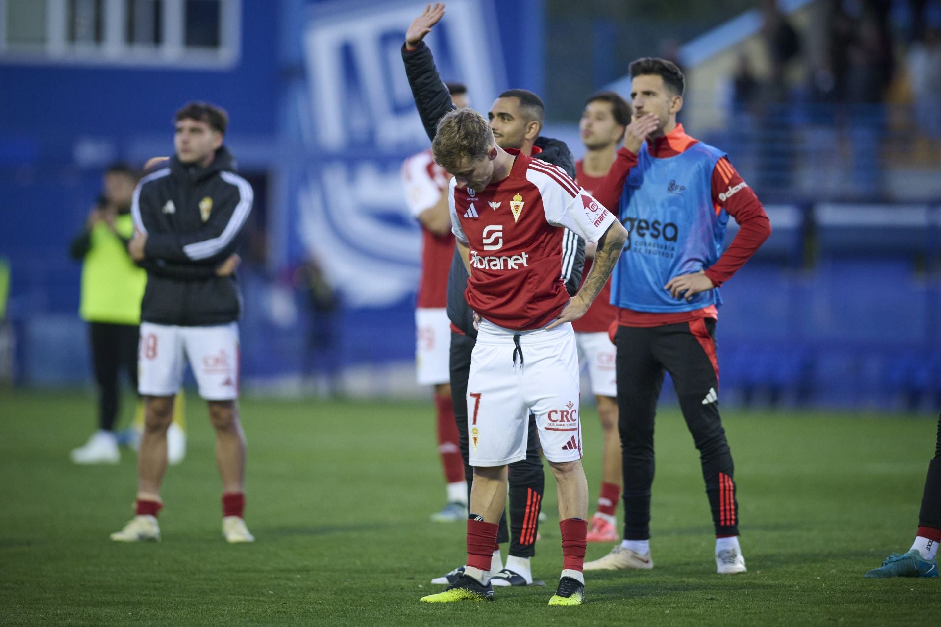 La derrota del Real Murcia frente al Alcorcón, en imágenes