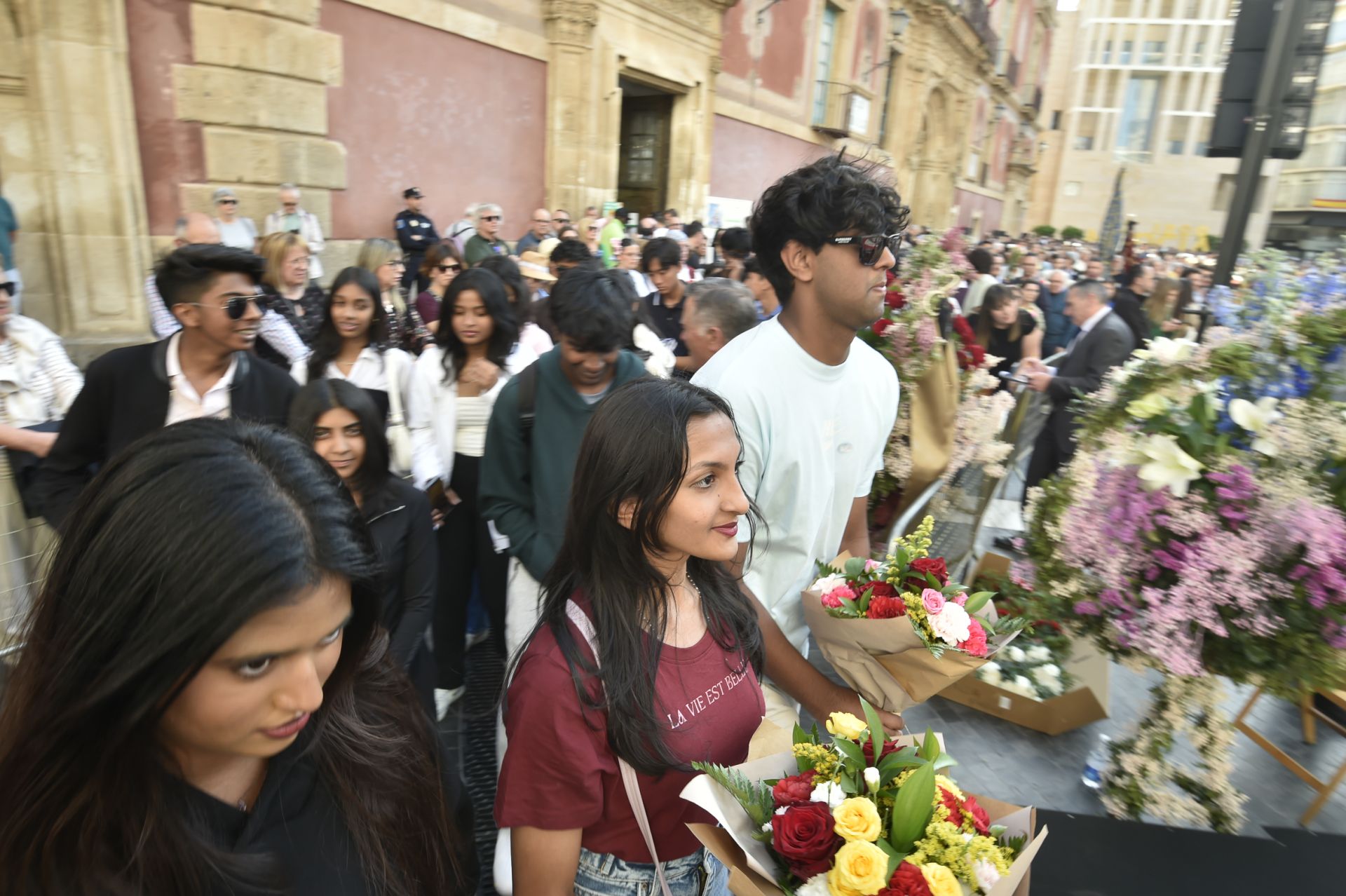 Ofrenda a la Virgen de la Fuensanta, en imágenes