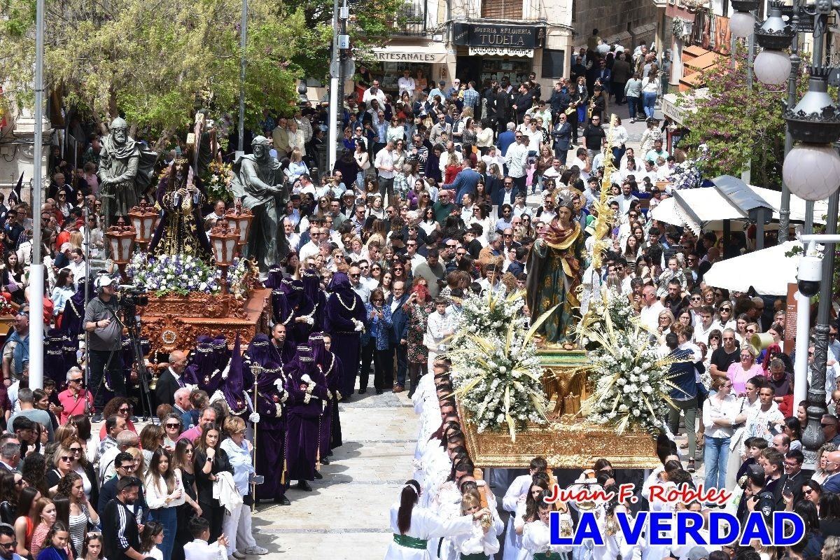 «El Encuentro» llena de emoción la plaza del Arco en Caravaca de la Cruz - I