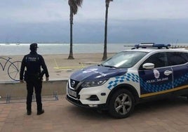 Un agente de la Policía Local de San Javier, en una imagen de archivo.