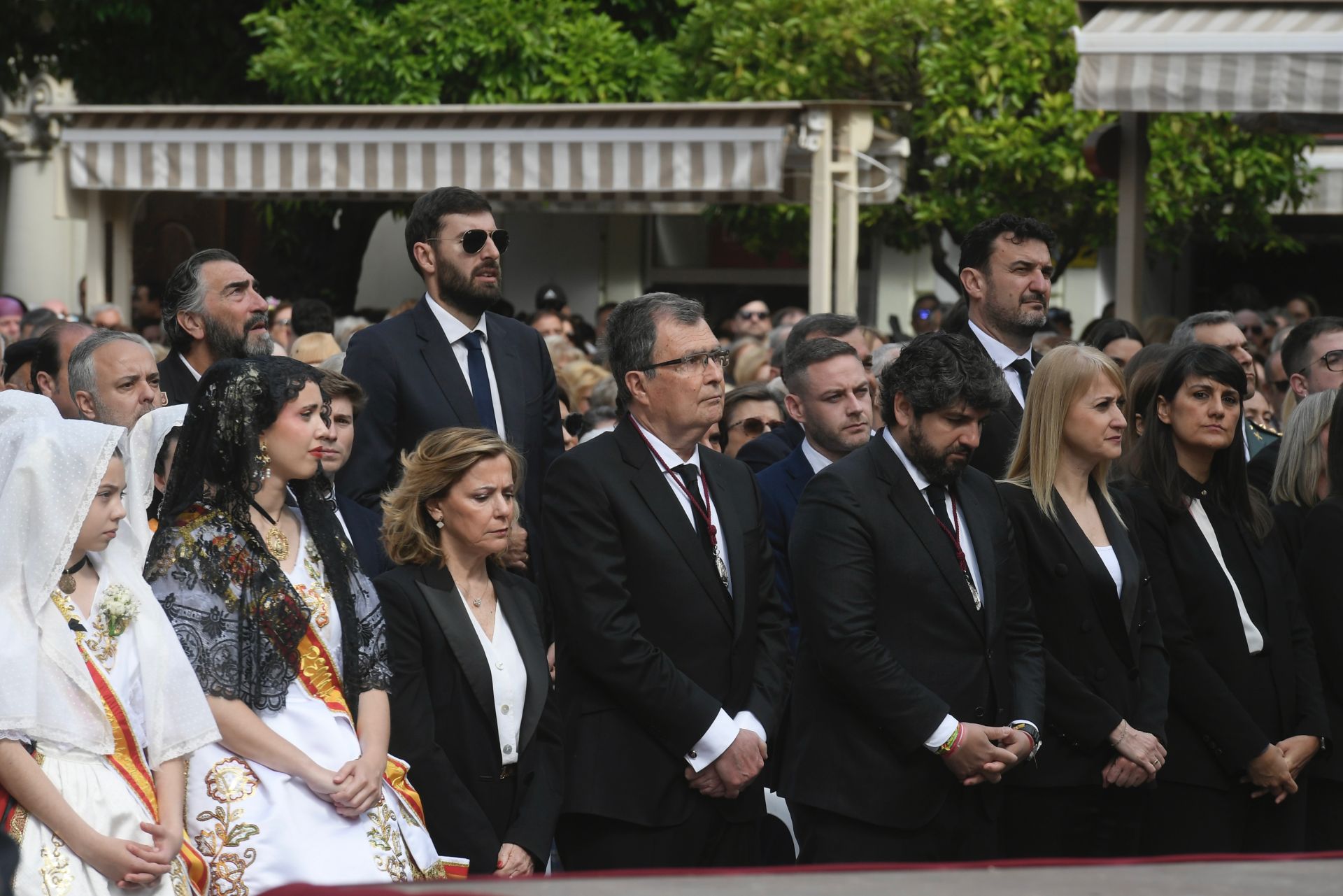 La misa huertana en la plaza Belluga de Murcia, en imágenes