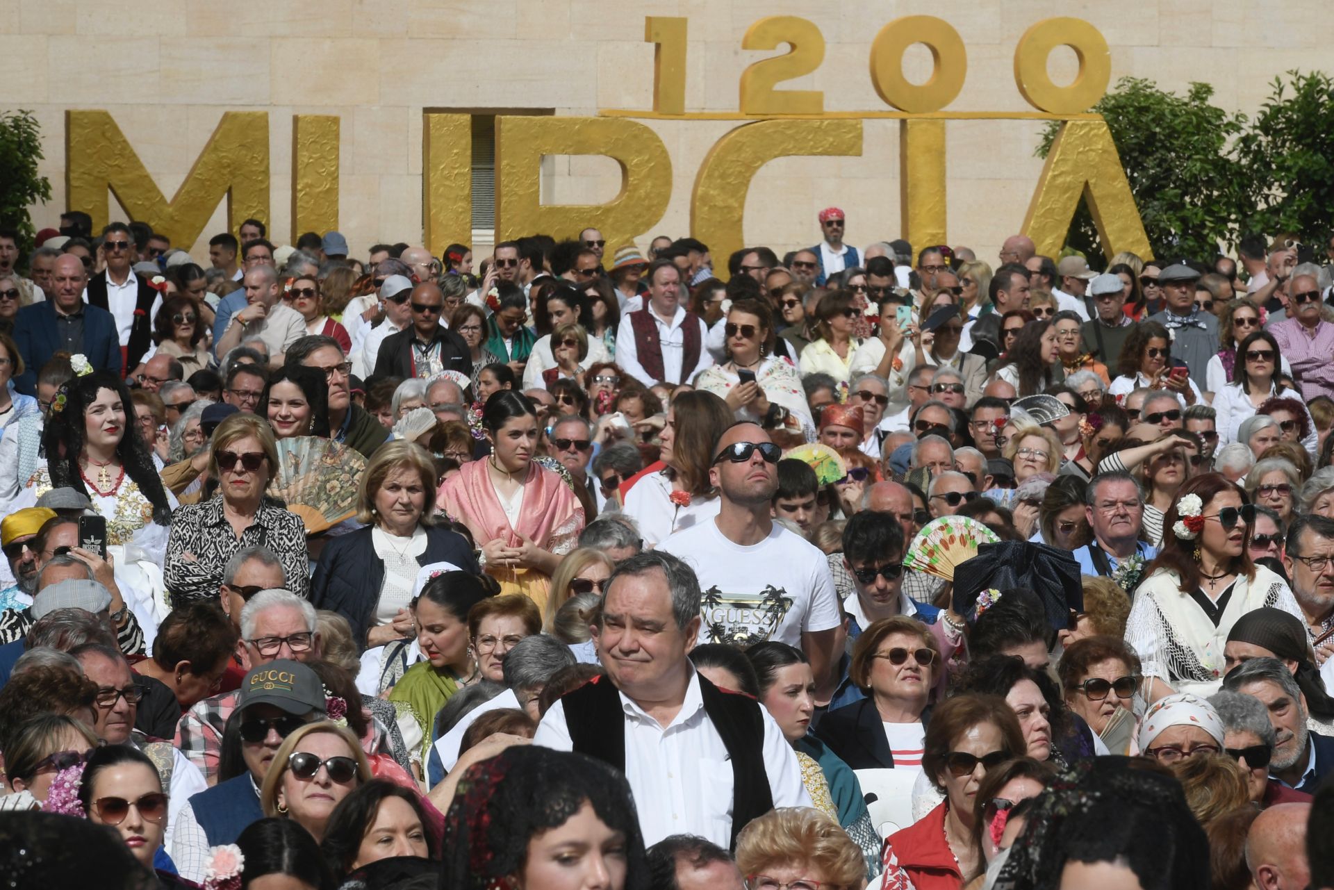 La misa huertana en la plaza Belluga de Murcia, en imágenes