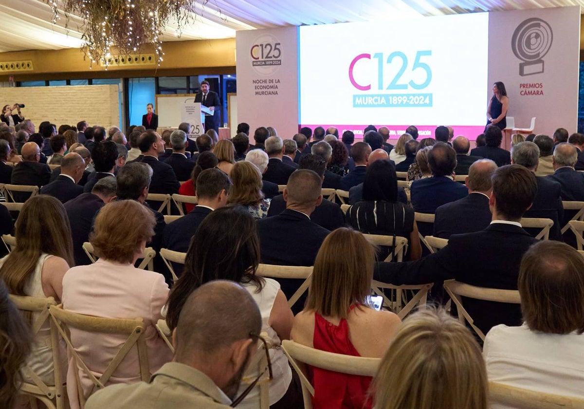 Gala de la pasada edición de la Noche de la Economía Murciana.