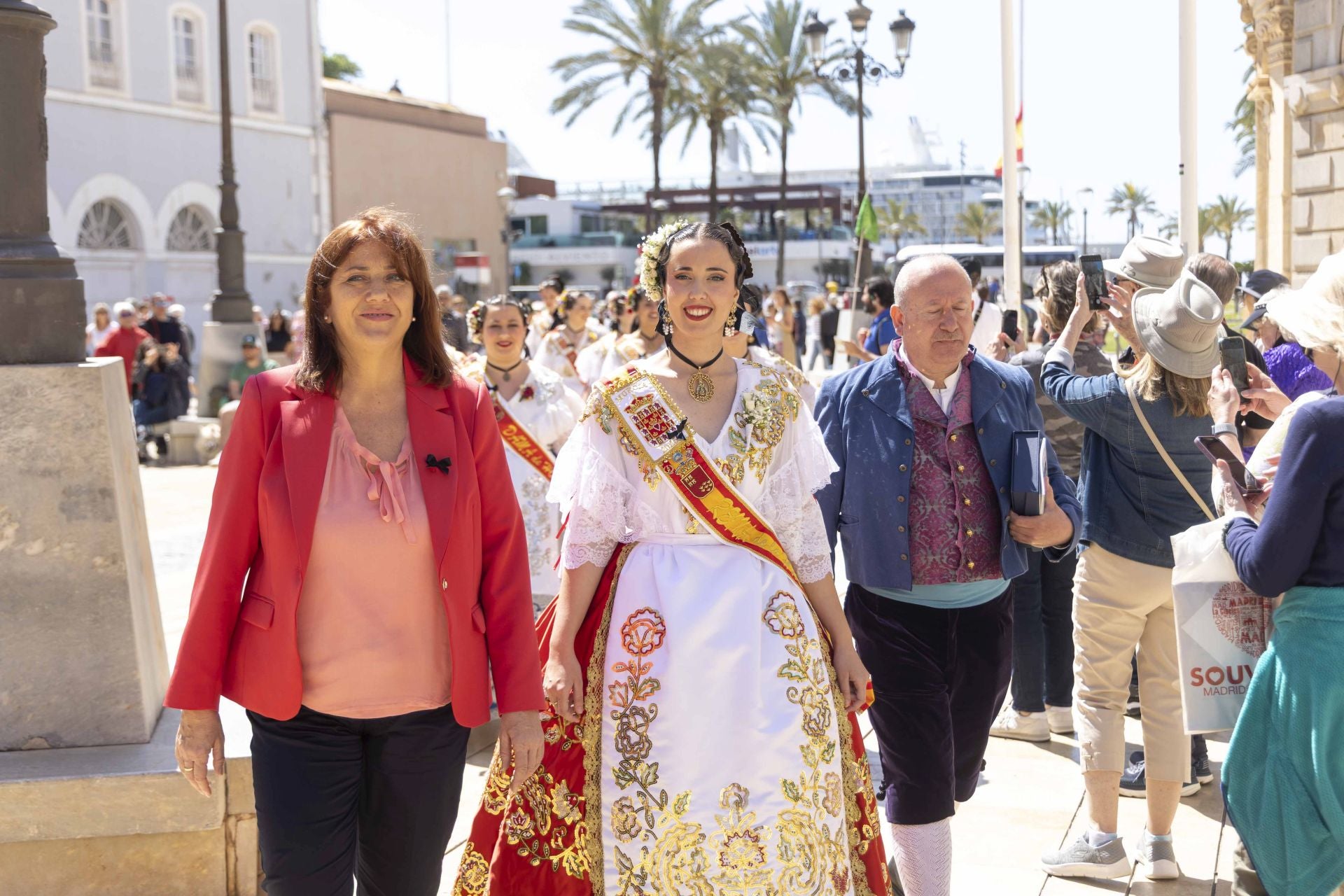 Las imágenes de la visita de las reinas de la huerta a Cartagena