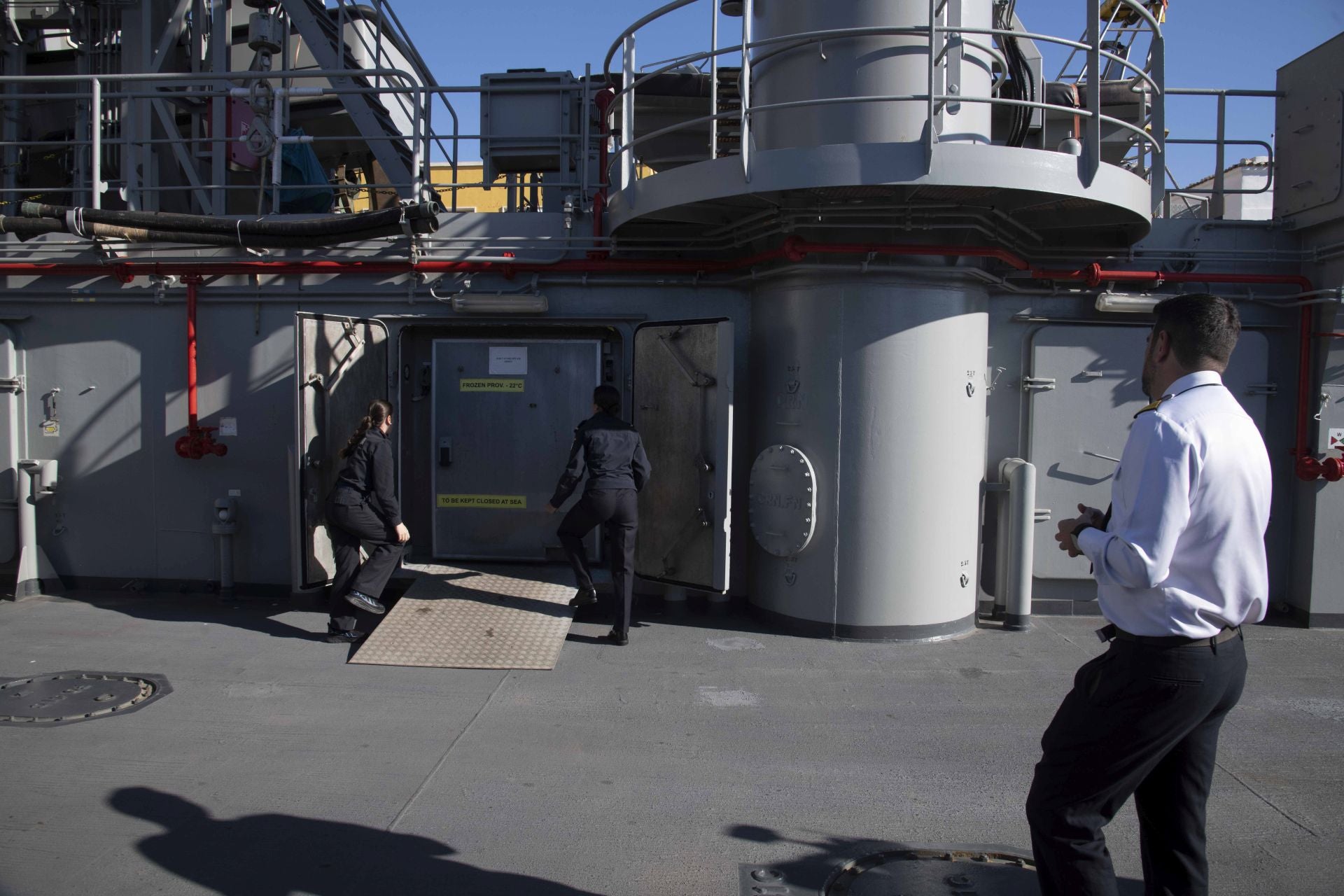 Recorrido en imágenes por el buque &#039;Cartagena&#039;