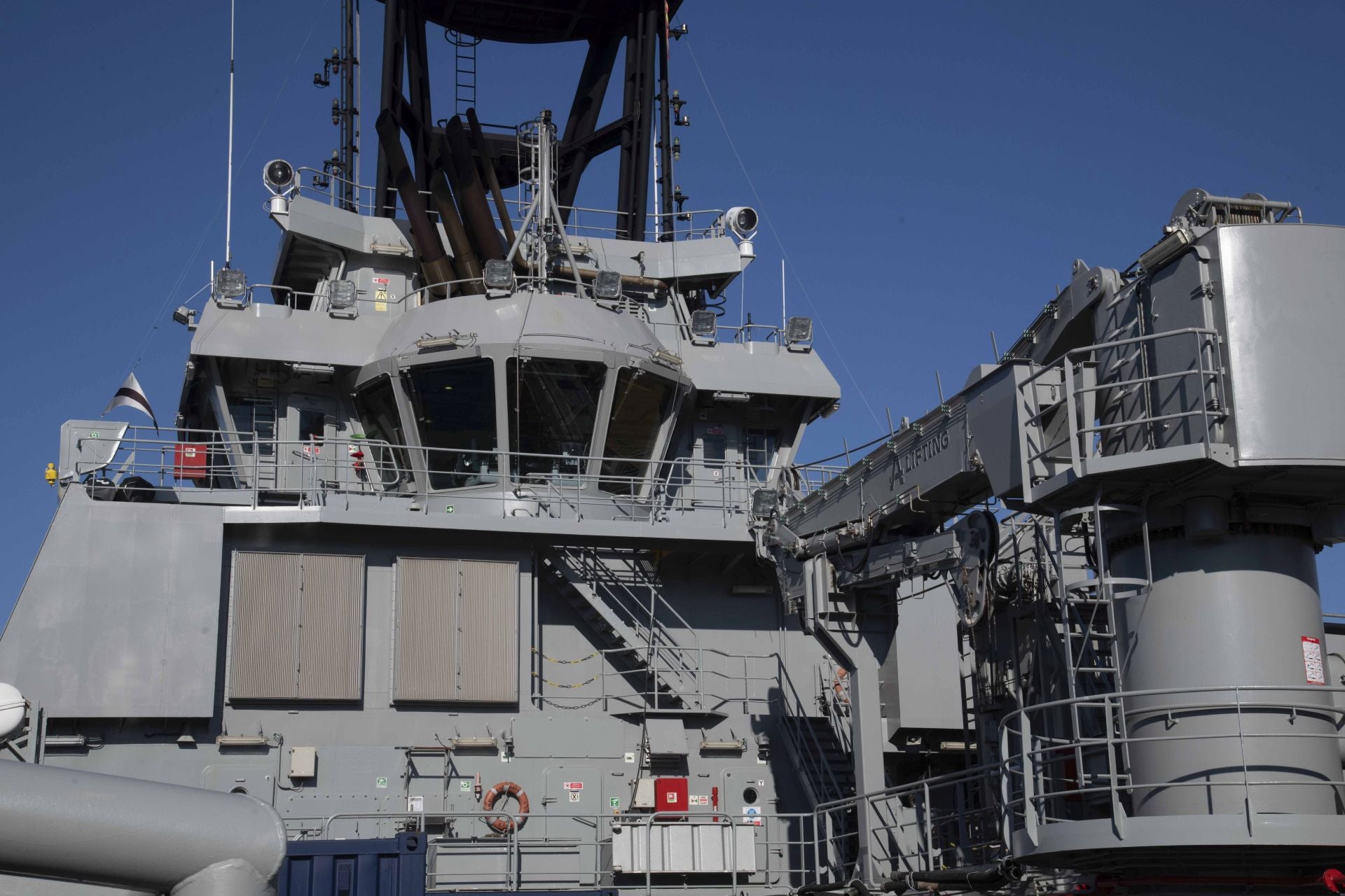 Recorrido en imágenes por el buque &#039;Cartagena&#039;