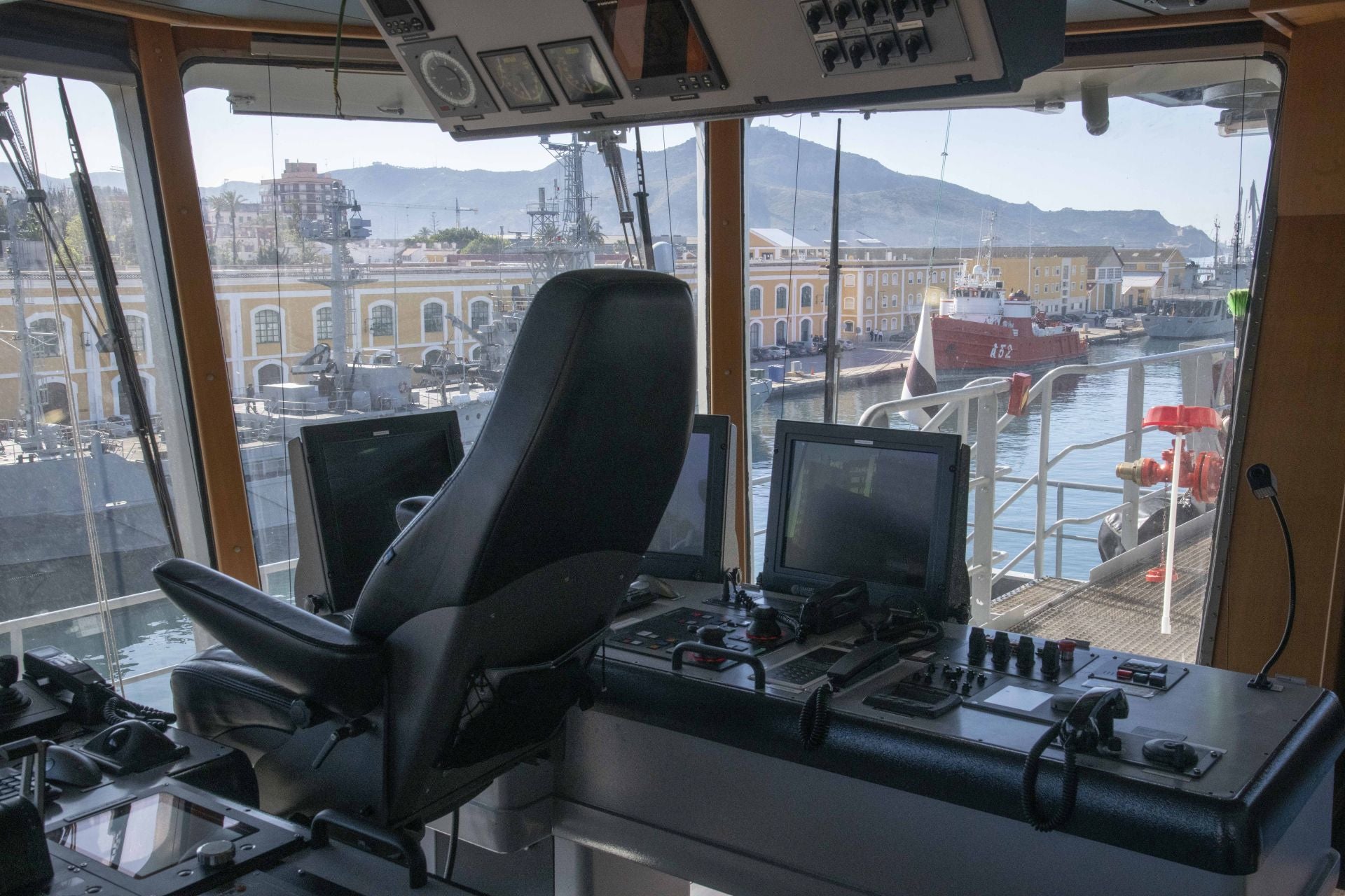 Recorrido en imágenes por el buque &#039;Cartagena&#039;