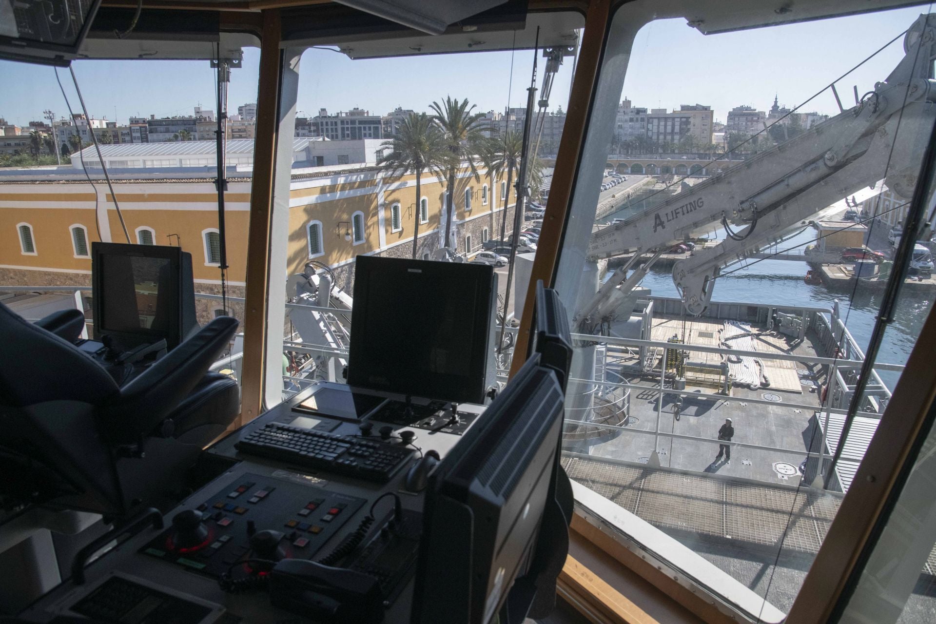Recorrido en imágenes por el buque &#039;Cartagena&#039;