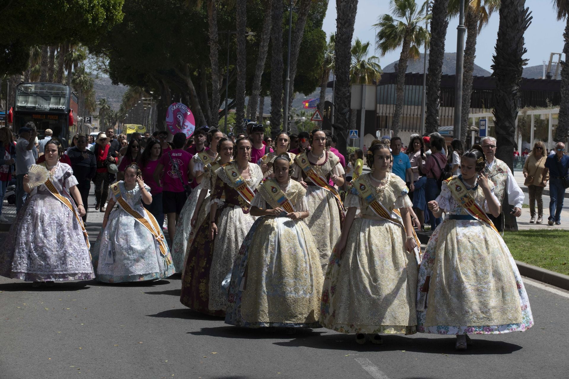 En imágenes, las Fallas en Cartagena